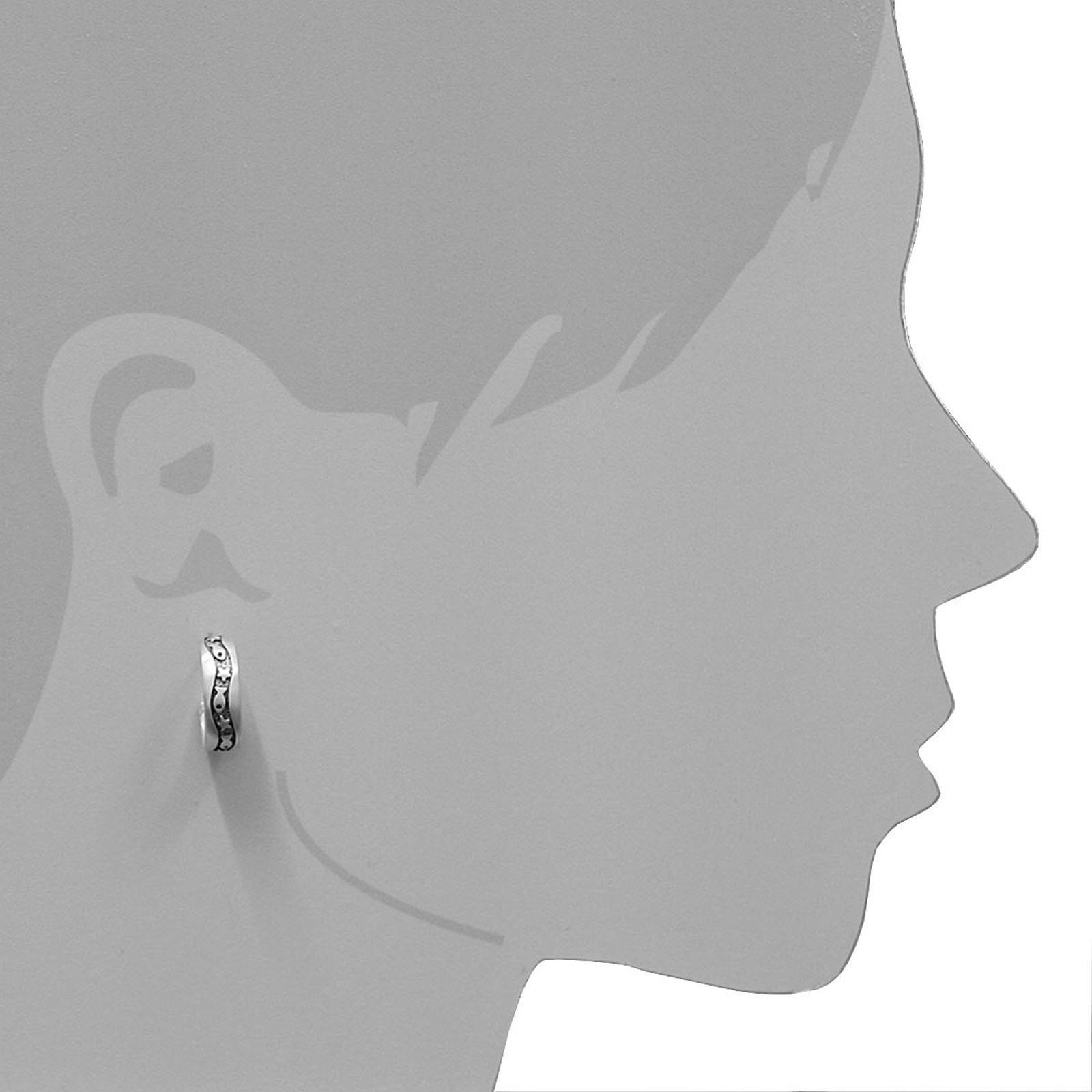 OSTSEE-SCHMUCK Paar Ohrstecker »- Fisch & Stern - Silber 925/000 - ,«