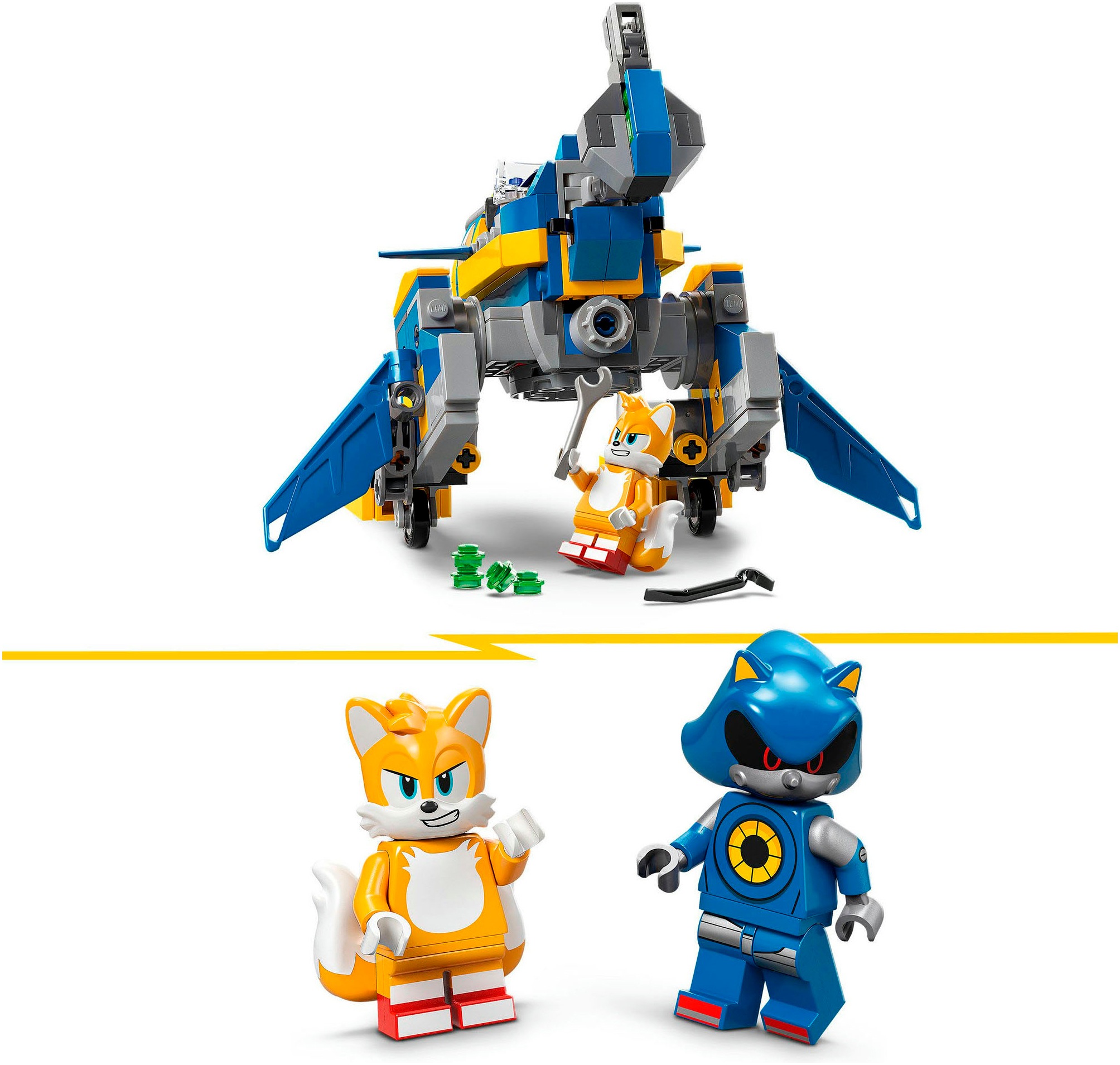 LEGO® Konstruktionsspielsteine »Cyclone vs. Metal Sonic (77002), LEGO Sonic« Made in Europe