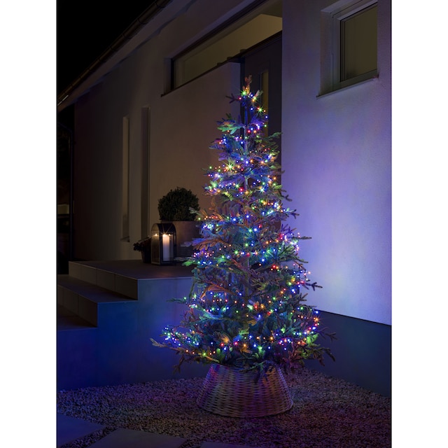 KONSTSMIDE LED-Lichterkette »Weihnachtsdeko aussen«, 600 St.-flammig, Micro  LED Compactlights, 600 bunte Dioden bequem kaufen