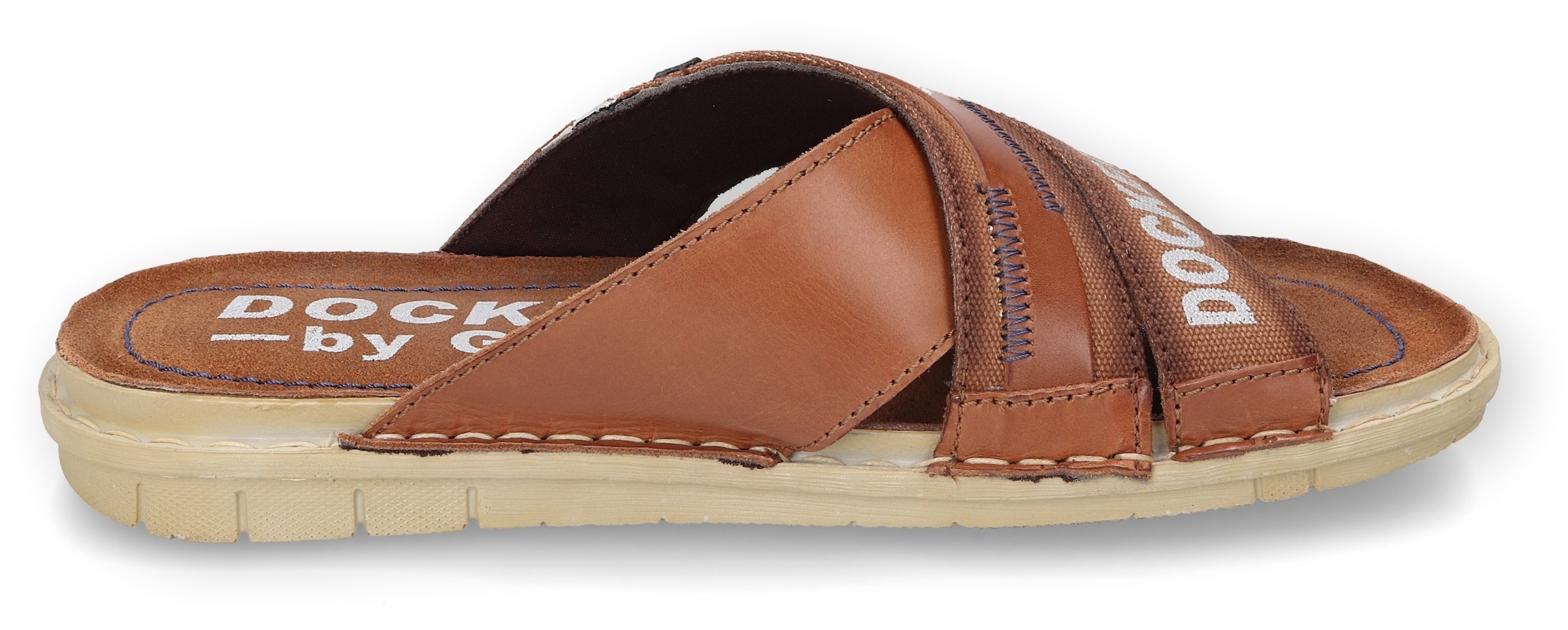 Dockers by Gerli Pantolette  , Sommerschuh, Schlappen mit Kreuzbandage