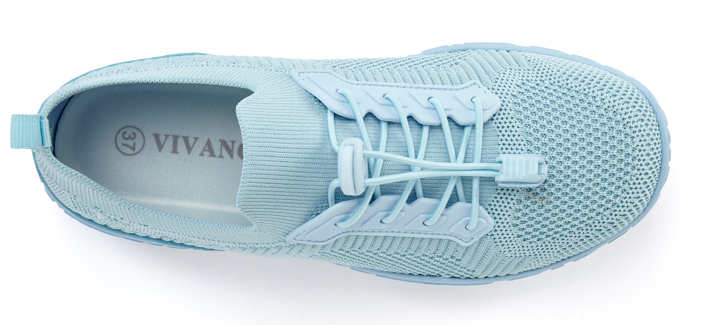 Vivance Sneaker »Halbschuh, Freizeitschuh«, mit Kordelzug und elastischen Schnürbändern VEGAN