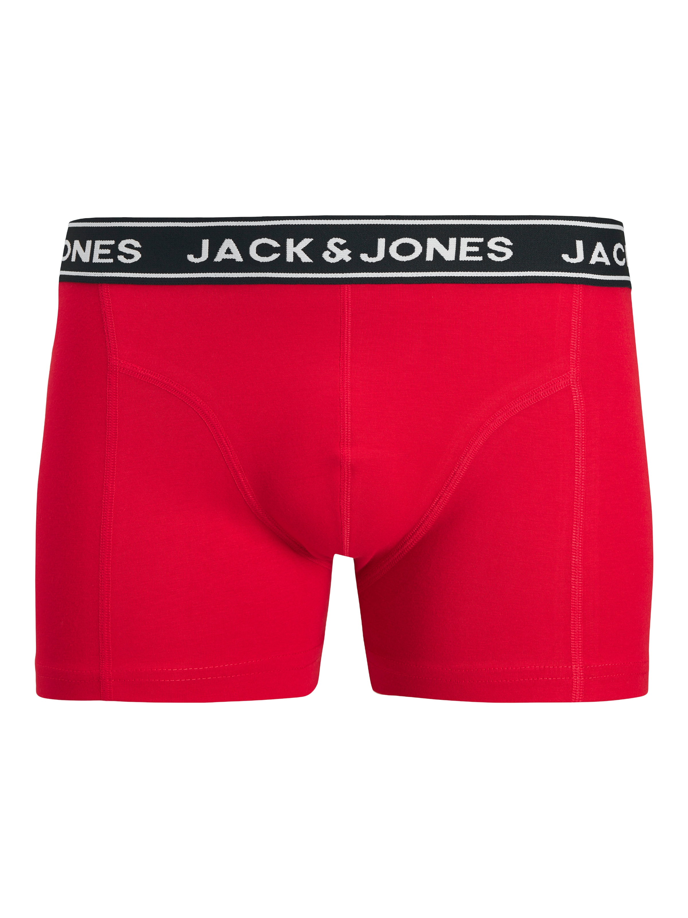 Jack & Jones Trunk »JACHECTOR SOLID TRUNKS 3 PACK« Packung, 3 Stk. Baumwollmischung, elastischer Bund