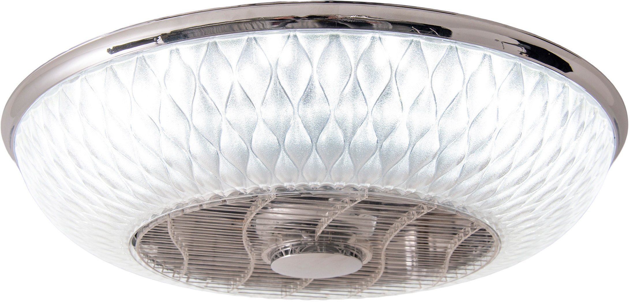 näve LED Deckenleuchte »Viento Deckenventilator«, 1 flammig, Deckenlampe, Ventilator, CCT, dimmbar, Fernbedienung, Batterien