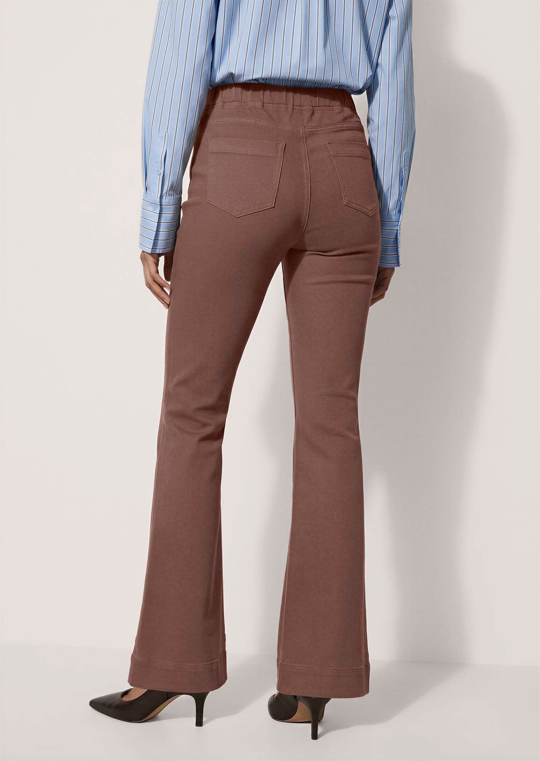 MADELEINE Regular-fit-Jeans »Jeans Thermo-Bootcut-Jeans zum Schlüpfen«