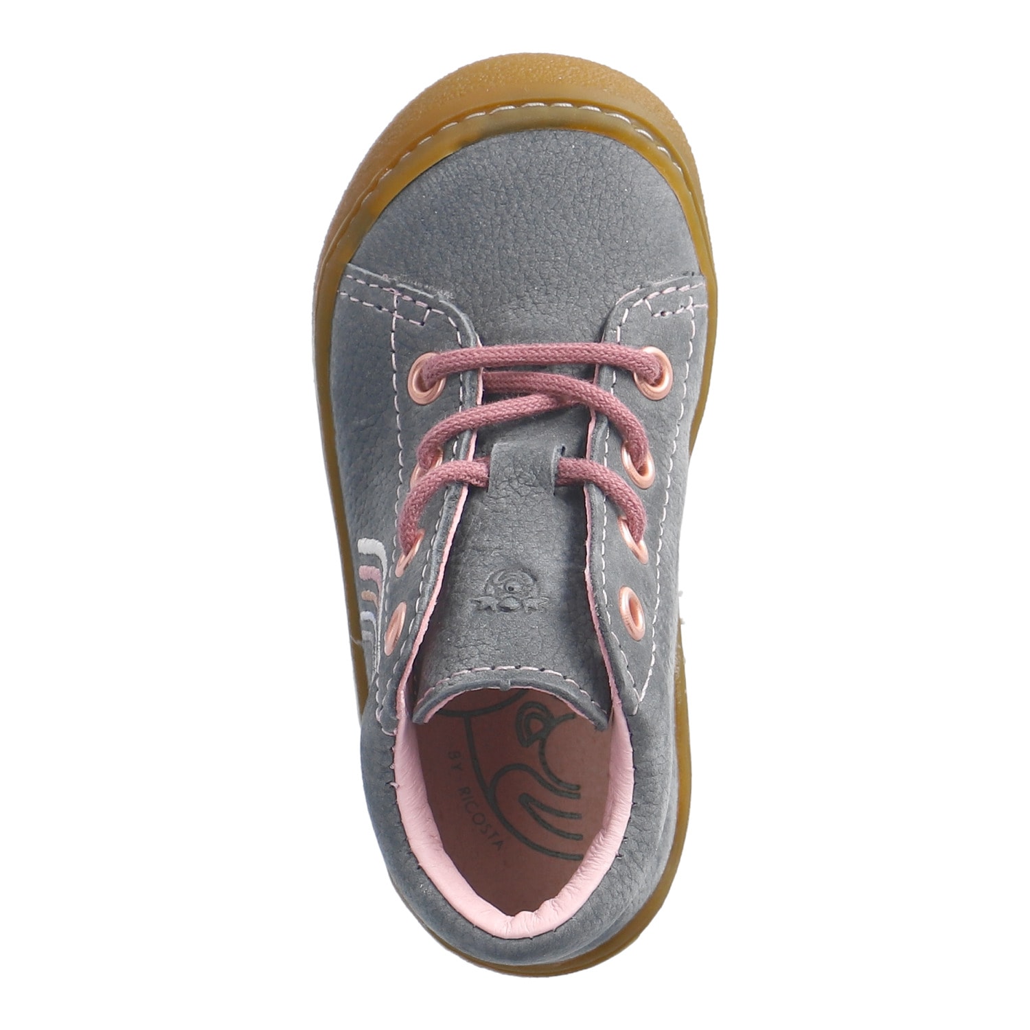 PEPINO by RICOSTA Lauflernschuh »Kally«  Babyschuh, Pre Walker mit Stickerei, Größenschablone zum Download