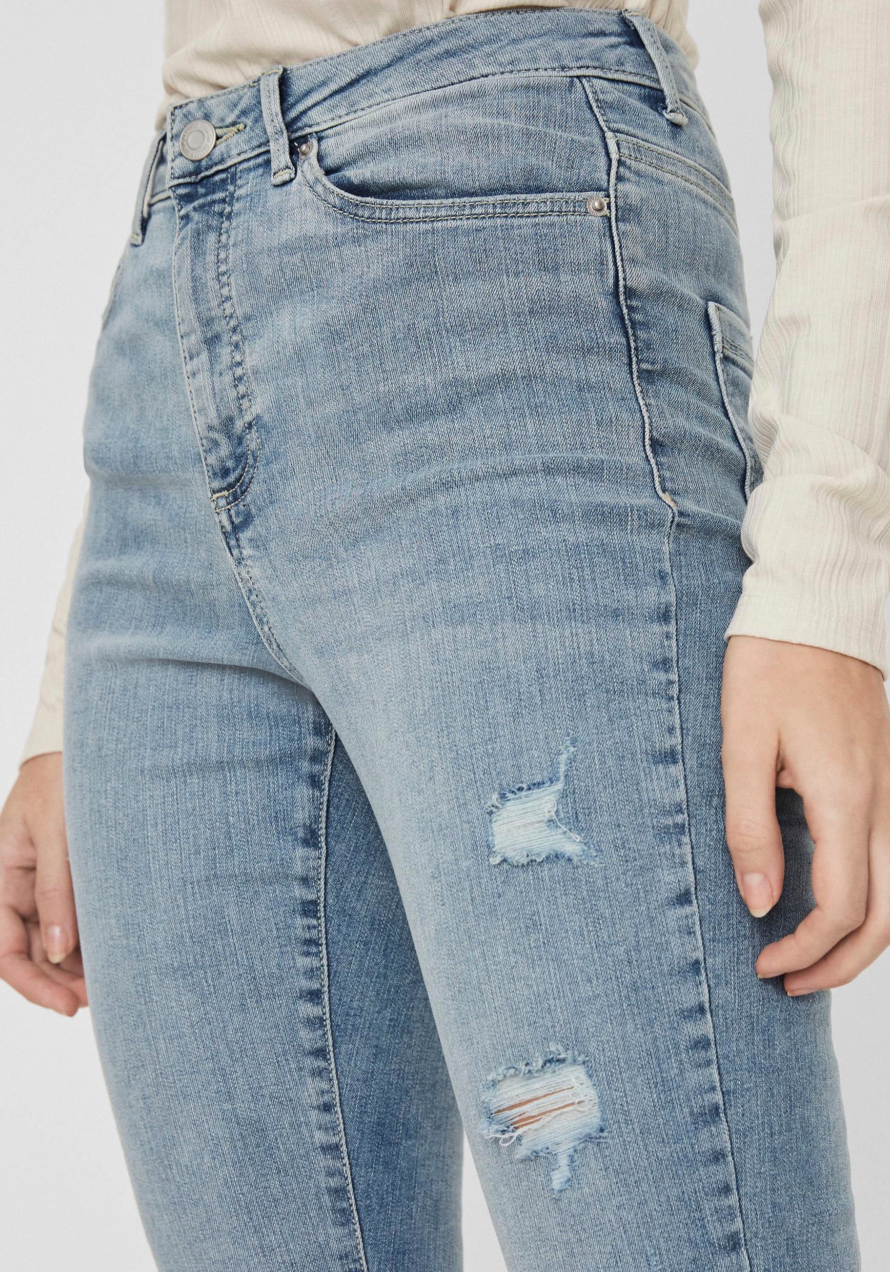 Vero Moda Skinny-fit-Jeans »VMSOPHIA HR SKINNY DESTR J AM314 NOOS«, mit Destroyed Effekt