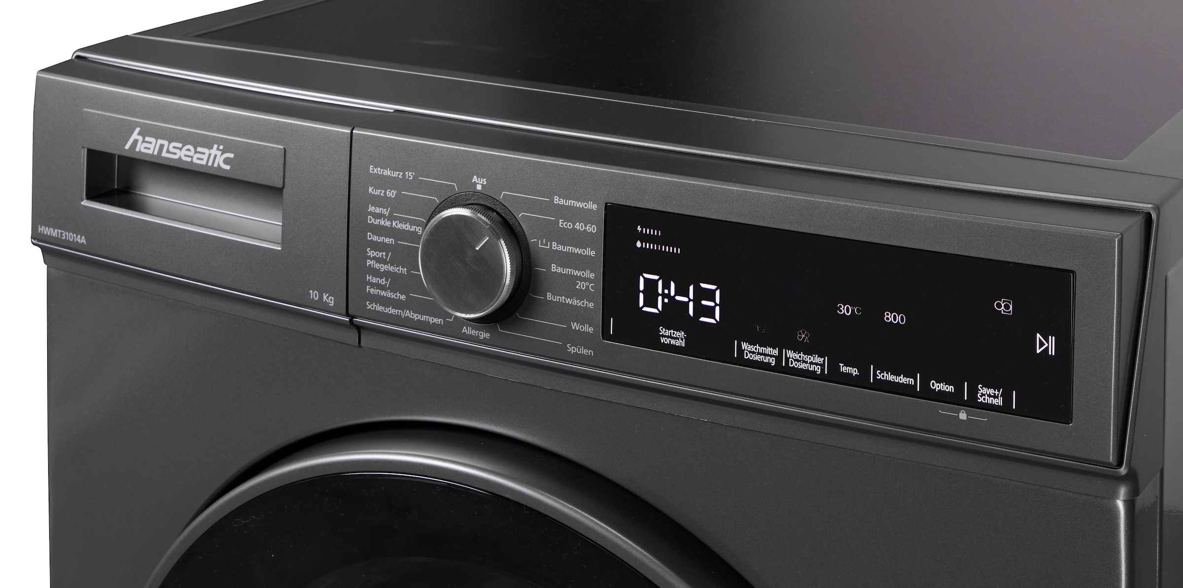 Hanseatic Waschmaschine »HWMT31014A« 10 kg 1400 U/min