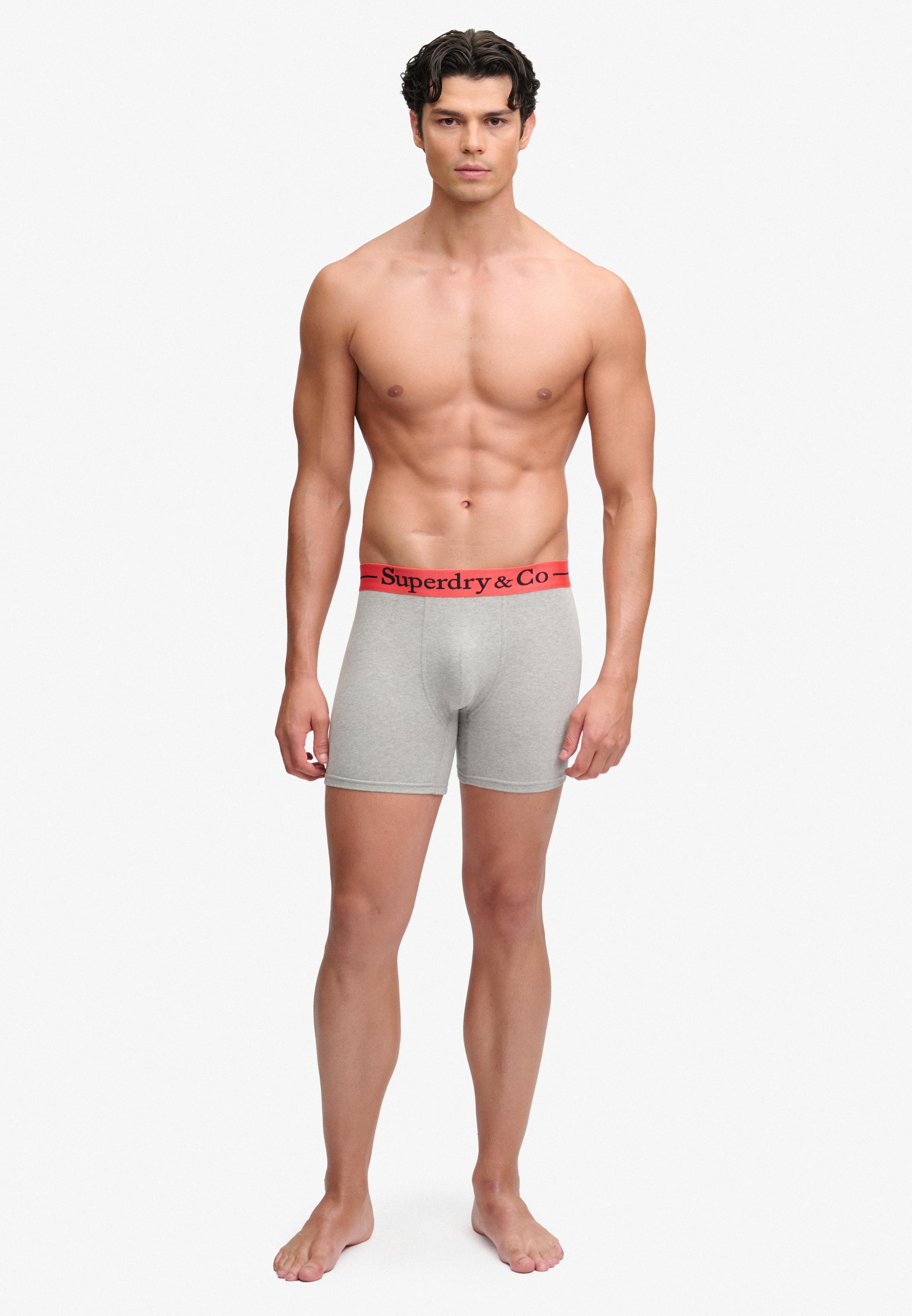 Superdry Boxershorts »SDRY & CO BOXER TRIPLE PACK« Packung, 3 Stk. Baumwollmischung, slim fit