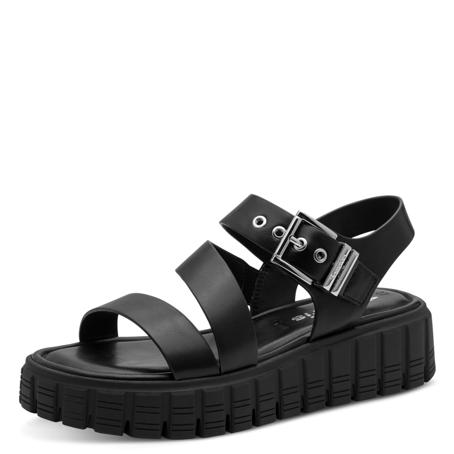 Tamaris Plateausandale  Sommerschuh, Plateausandalale in veganer Verarbeitung