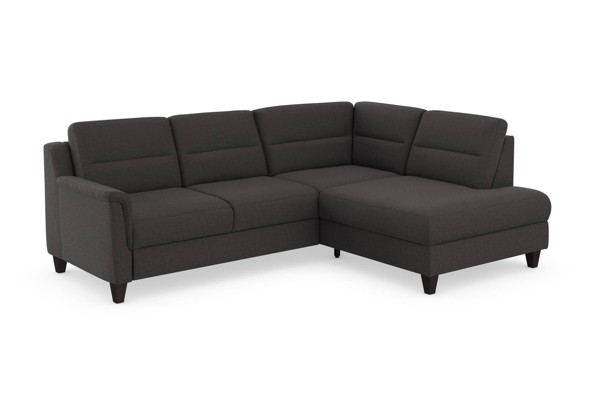 sit&more Ecksofa »Farö L-Form« inklusive Federkern, wahlweise mit Bettfunktion und Bettkasten