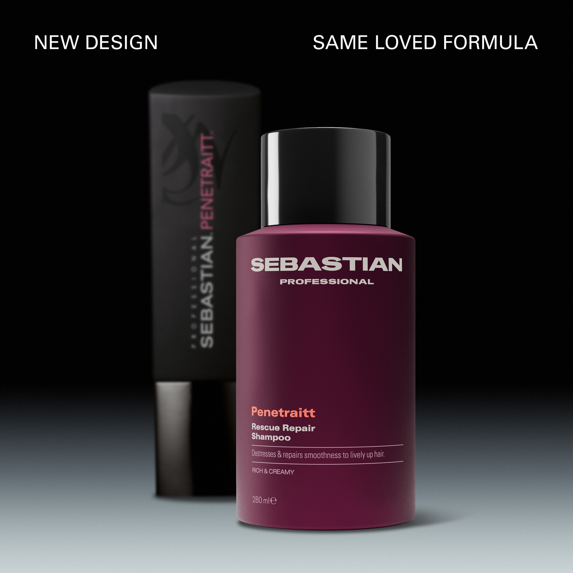 Sebastian Professional Haarshampoo »Penetraitt Shampoo« für trockenes und geschädigtes Haar, mit Panthenol, flüssige Textur
