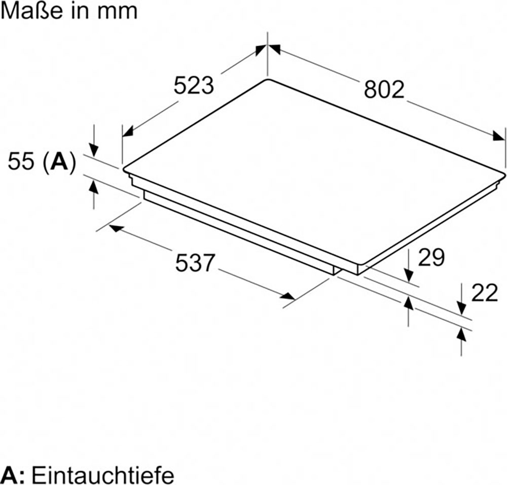 NEFF Flex-Induktions-Kochfeld von SCHOTT CERAN® »T68STV4L0«, mit intuitiver Twist Pad® Bedienung