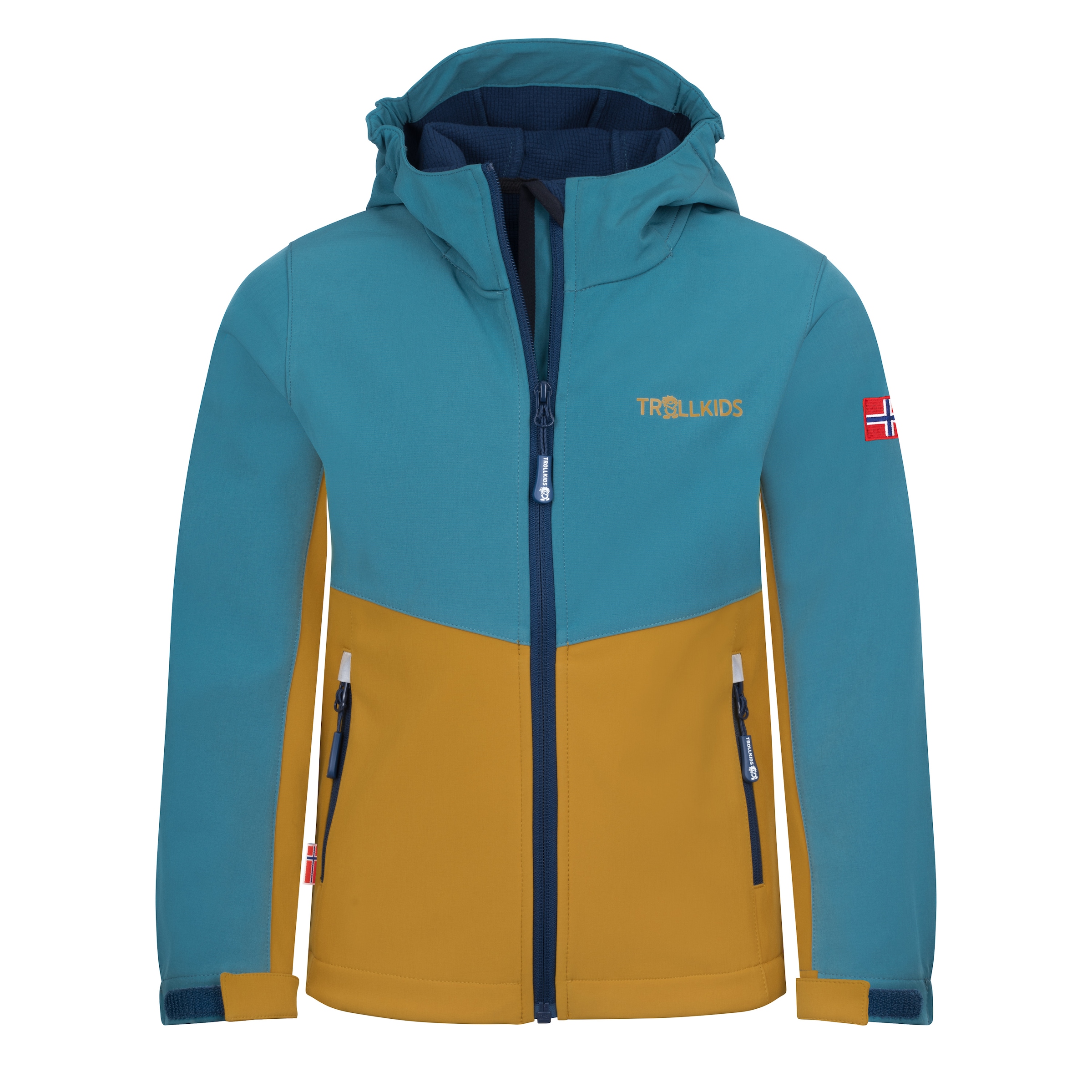 TROLLKIDS Softshelljacke »KIDS KRISTIANSAND JACKET« für Kinder und Jugendliche, sportlicher Stil