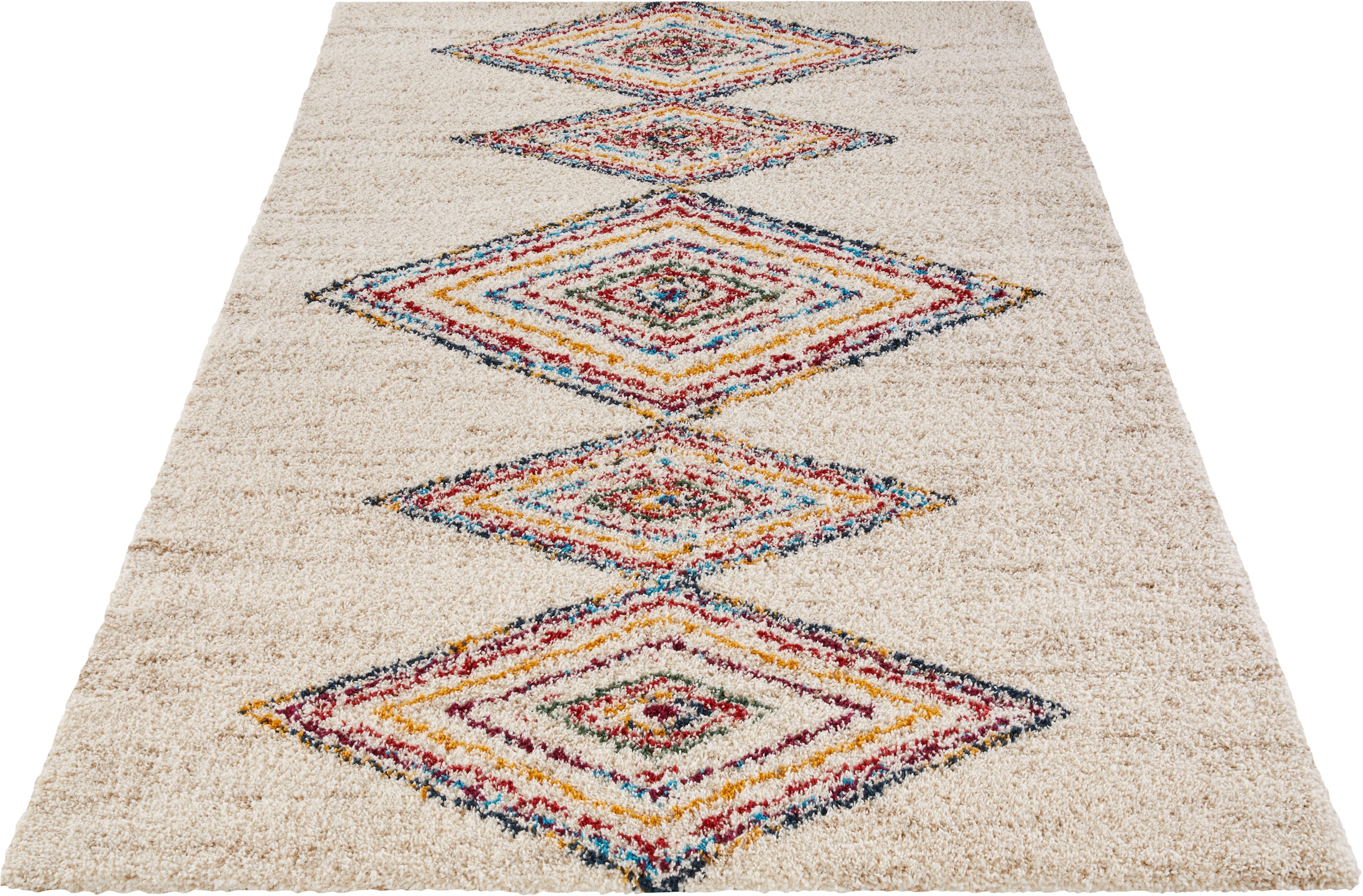 HANSE Home Hochflor-Teppich »ANDARA«, rechteckig, 30 mm Höhe, Boho Design, besonders... kaufen