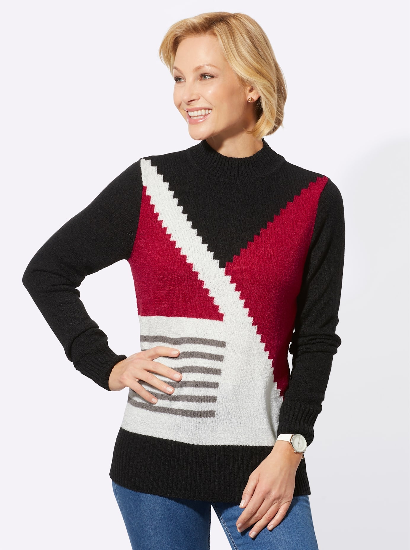 Classic Basics Stehkragenpullover »Stehkragen-Pullover«