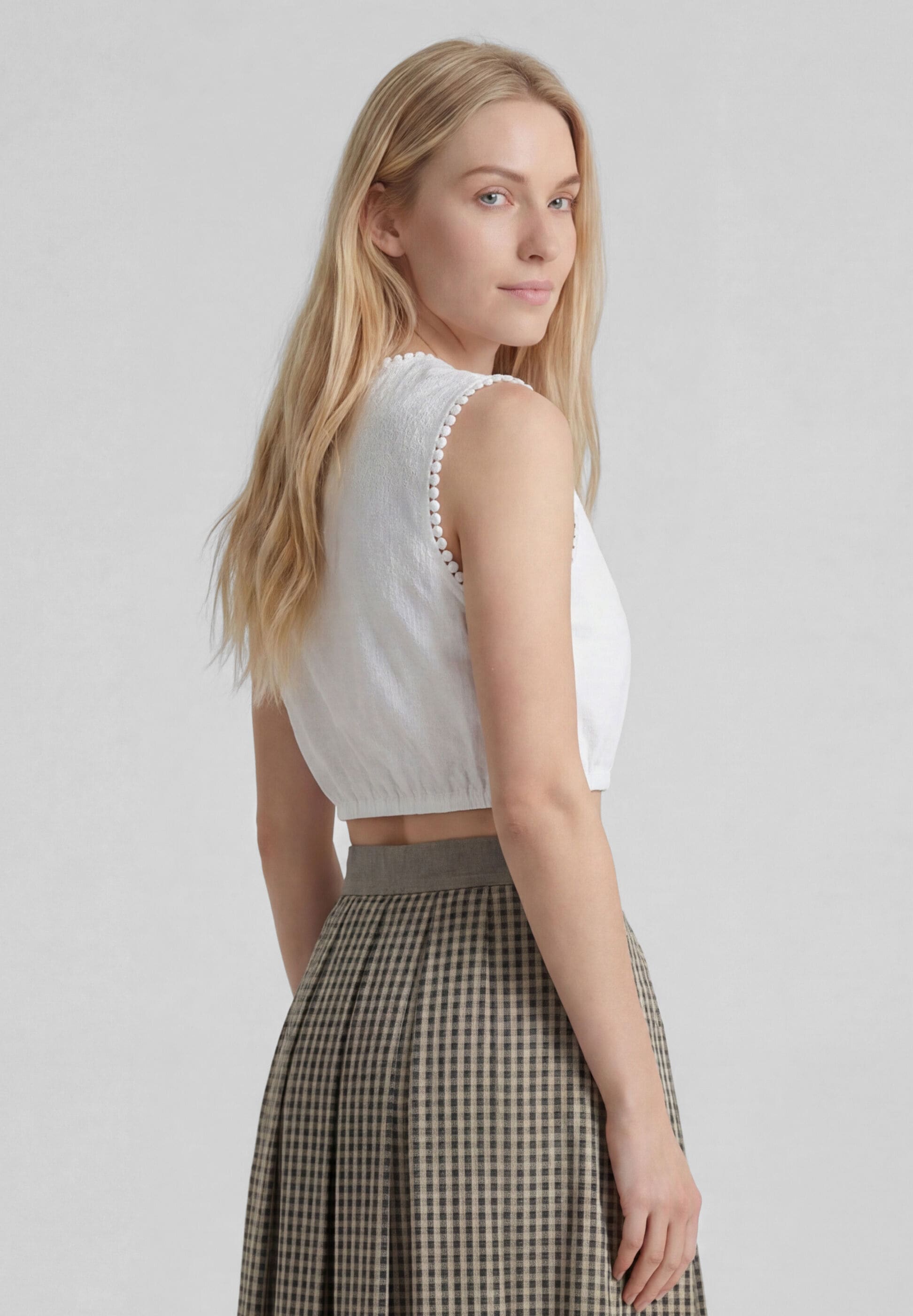 Spieth & Wensky Dirndlbluse »Kandis« mit schulterfreiem Design