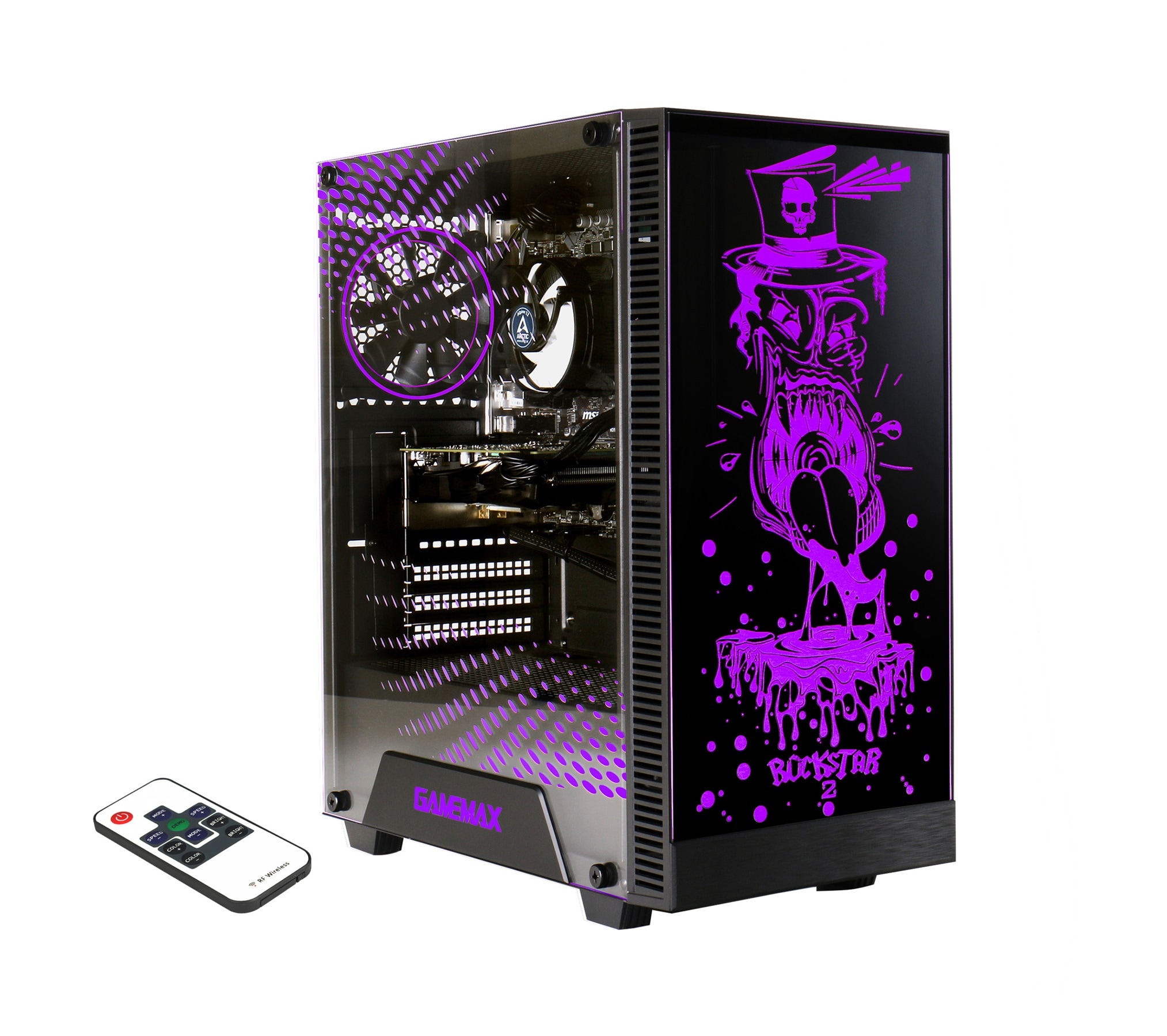 GAMEMAX Gaming-PC-Komplettsystem »GigaDeal Rockstar SET2649«, (inkl. Maus & Tastatur), Windows 11 + Gigabyte GS32QC LED-Monitor Curved, 80 cm (32")