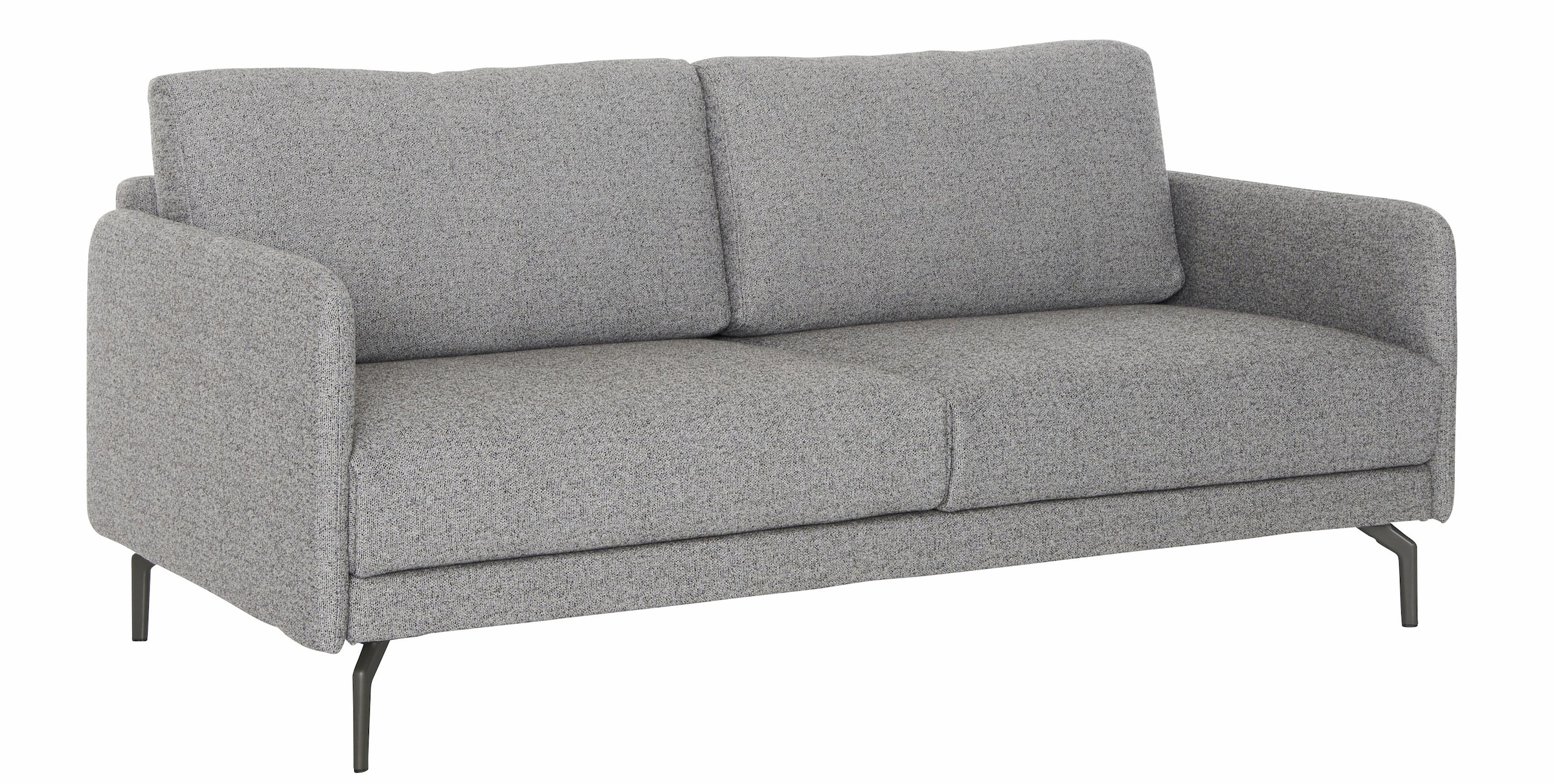 Creation BY ROLF BENZ 3-Sitzer »CR.450, Designsofa, edles Sofa, Loungesofa, Ledersofa, klares Design« Armlehne sehr schmal, Breite 190 cm, Alugussfuß Umbragrau