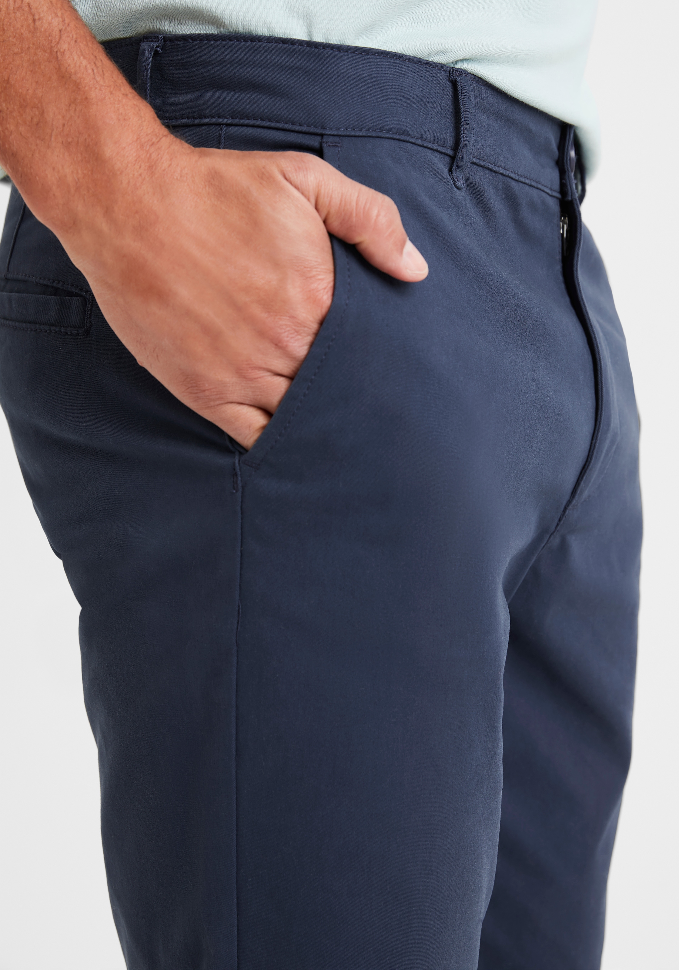 H.I.S Chinohose »regular-fit«, lange Hose, aus elastischer Baumwoll-Qualität