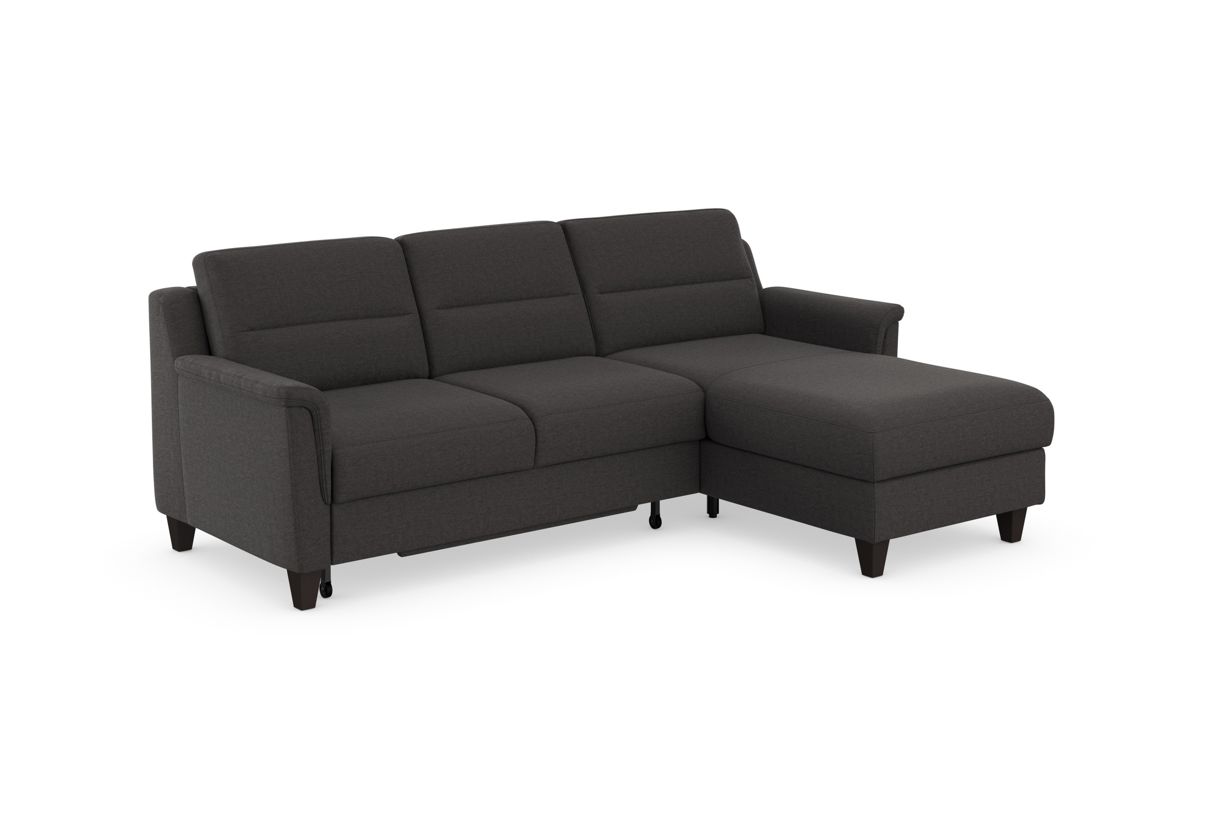sit&more Ecksofa »Farö L-Form«, inklusive Federkern, wahlweise mit Bettfunktion und Bettkasten
