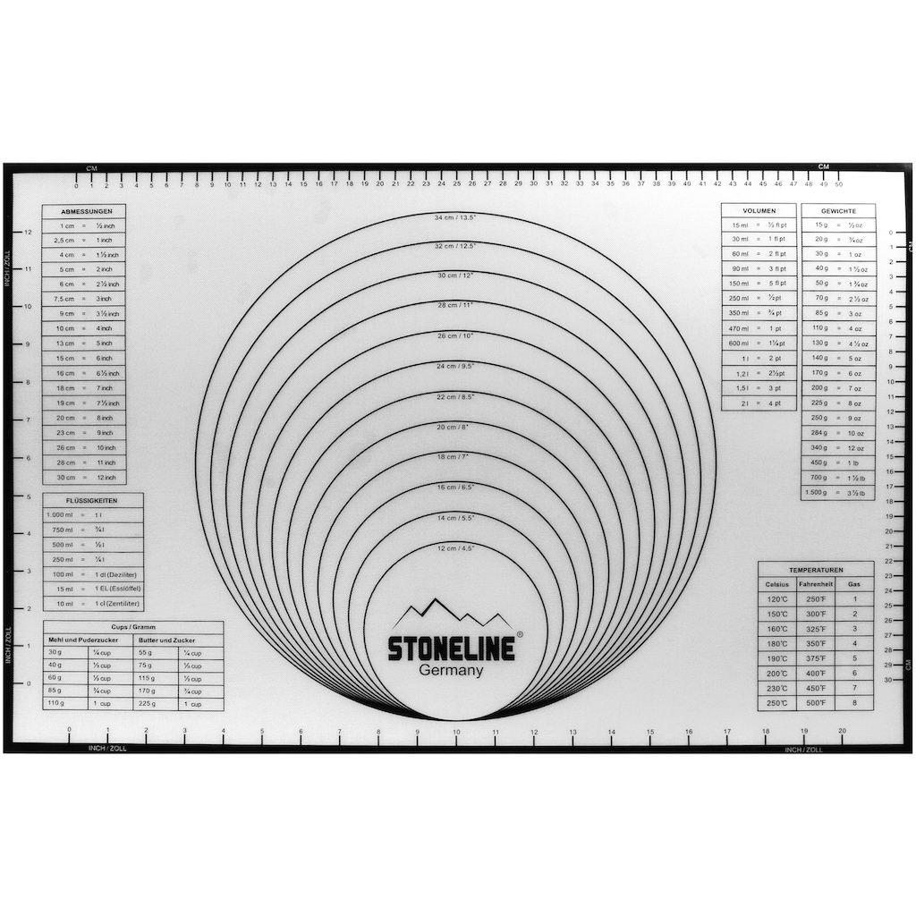 STONELINE Backmatte »2in1«, (1 tlg.)