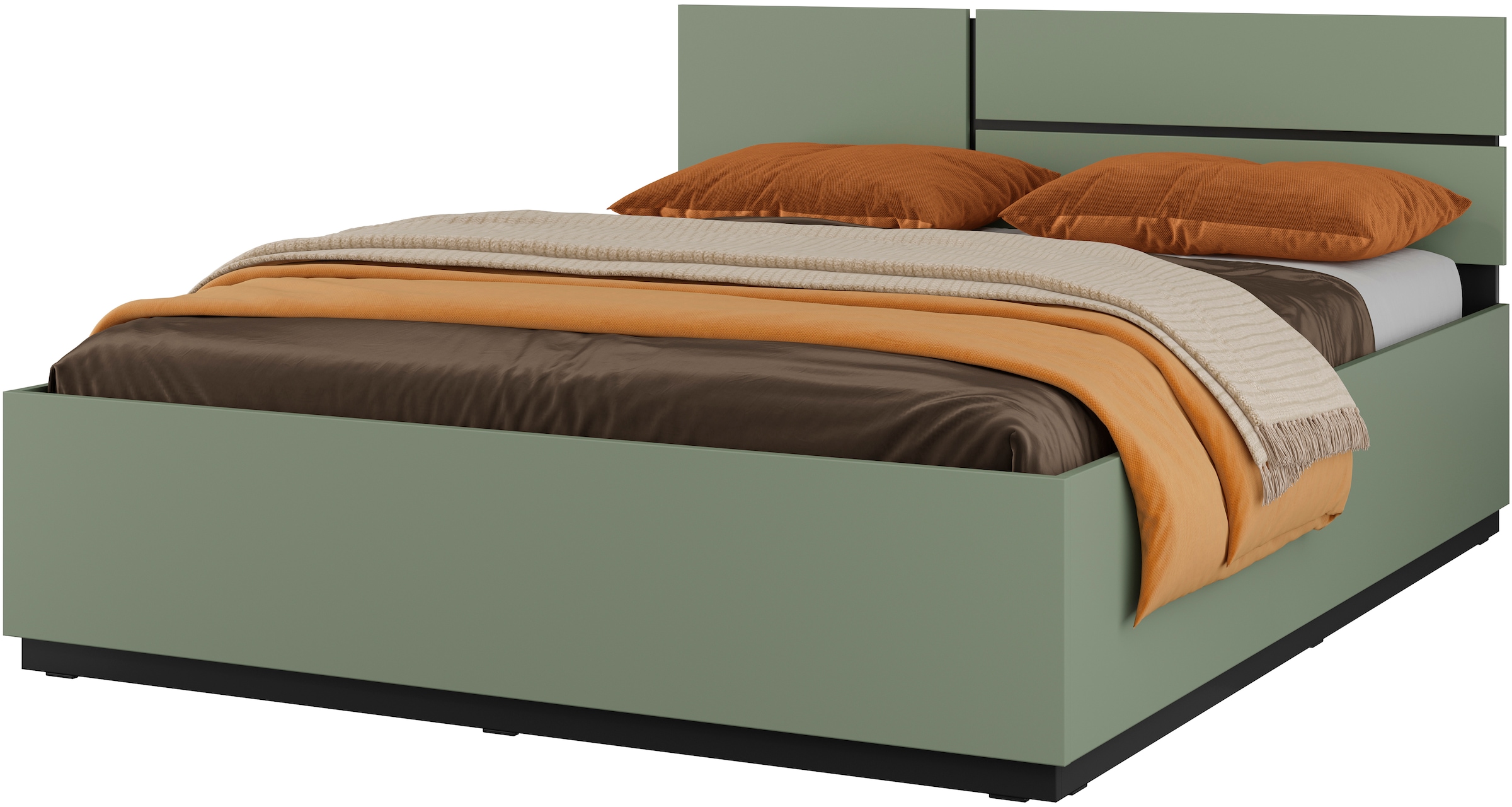 Home affaire Bettgestell »Cross, moderner Bettrahmen«, Doppelbett in zwei Grössen, stabiles Bettgestell