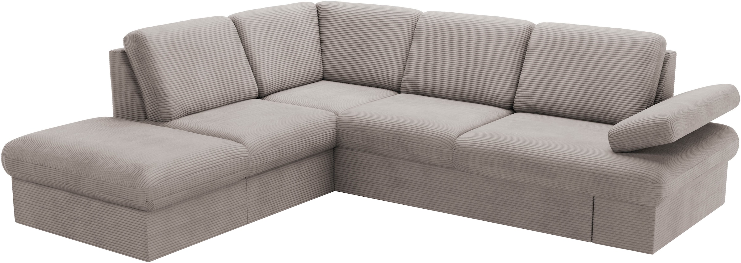 sit&more Ecksofa »Moreno«, mit Armteilverstellung,wahlweise mit Bettfunktion