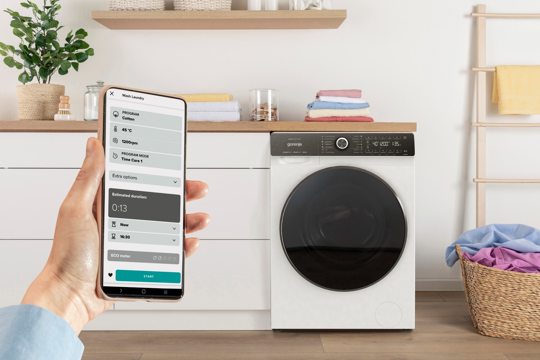 GORENJE Waschtrockner »WD2S 164 ADSWA/DE«, AllergySteam Funktion