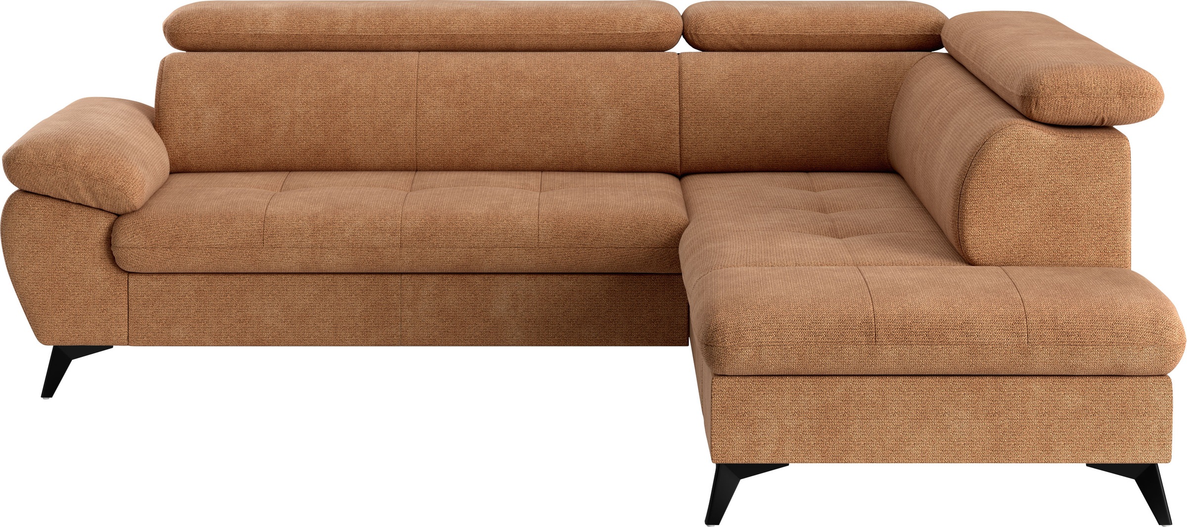 COTTA Ecksofa »Hudson L-Form«, mit Kopfteilverstellung, wahlweise mit Bettfunktion & Bettkasten