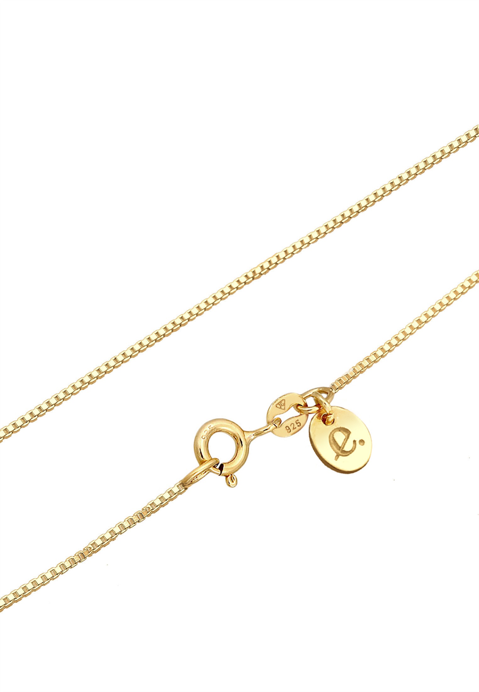 Elli Premium Silberkette »Halskette Basic Rosa Quarz Edelstein 925 Sterling Silber«