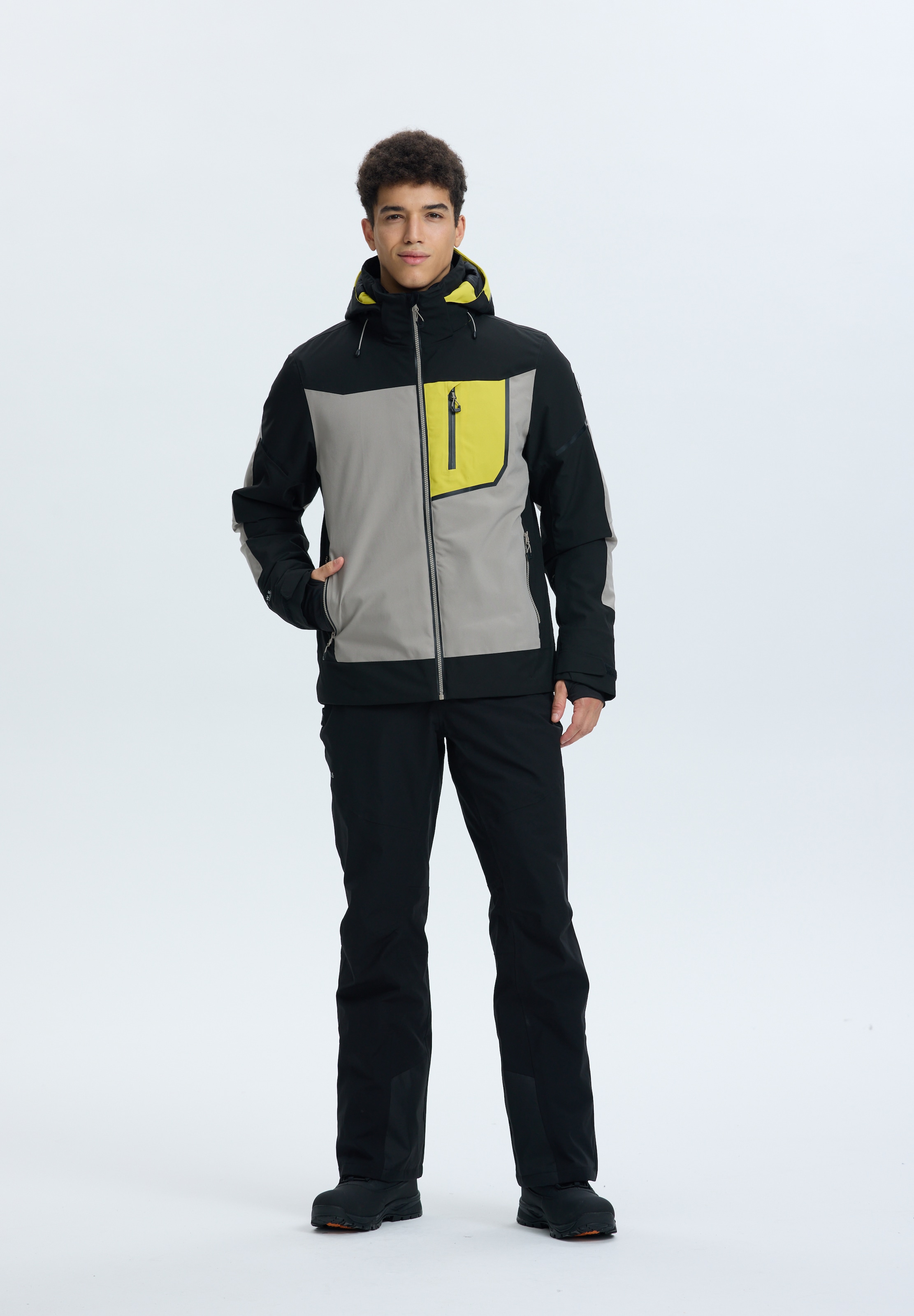 Icepeak Skijacke »ICEPEAK FRISCO« wasserdicht, atmungsaktiv, winddicht, sportlicher Stil