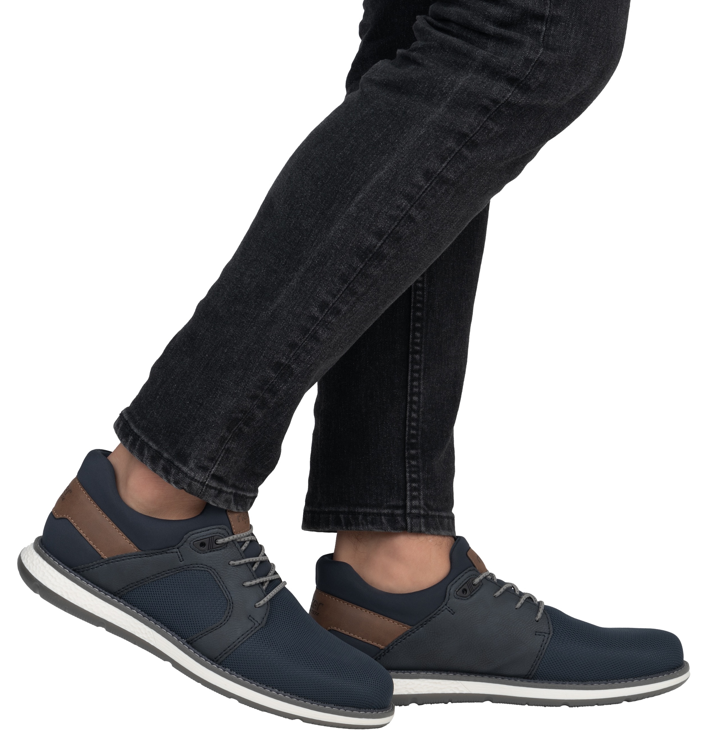 Rieker Slip-On Sneaker, Slipper, Halbschuh, Freizeitsneaker mit gepolstertem Schaftrand