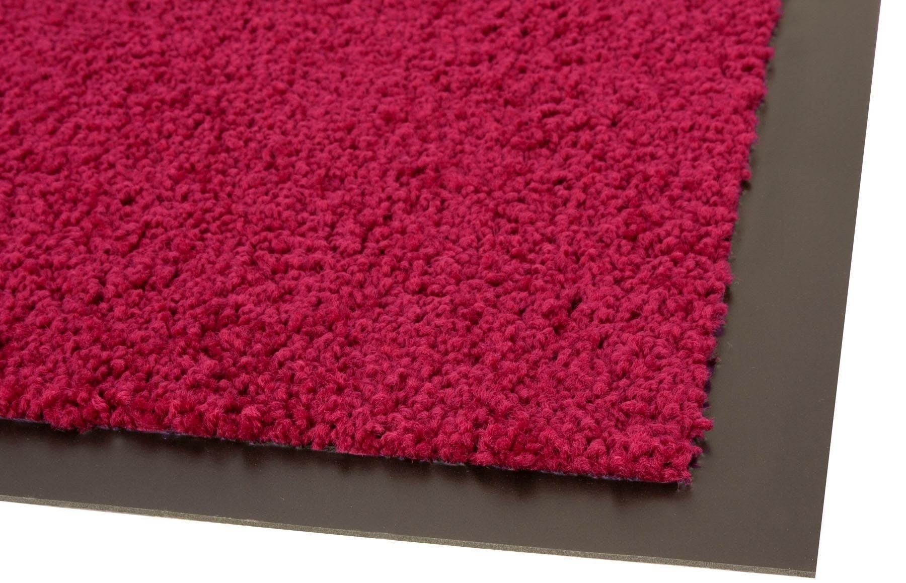 Primaflor-Ideen in Textil Fußmatte »DANCER«, rechteckig, 6 mm Höhe, Schmutzfangmatte, Uni-Farben, große Farbauswahl, waschbar