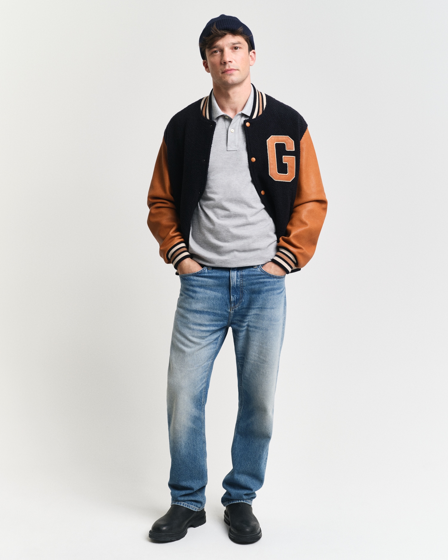 Gant Poloshirt »REG SHIELD LS PIQUE RUGGER«, mit Logotickerei auf der Brust