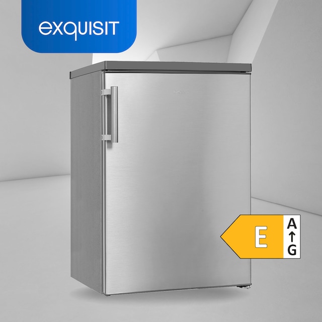 exquisit Vollraumkühlschrank »KS16-V-H-010E weiss«, KS16-V-H-010E inoxlook, 85  cm hoch, 56 cm breit kaufen | UNIVERSAL