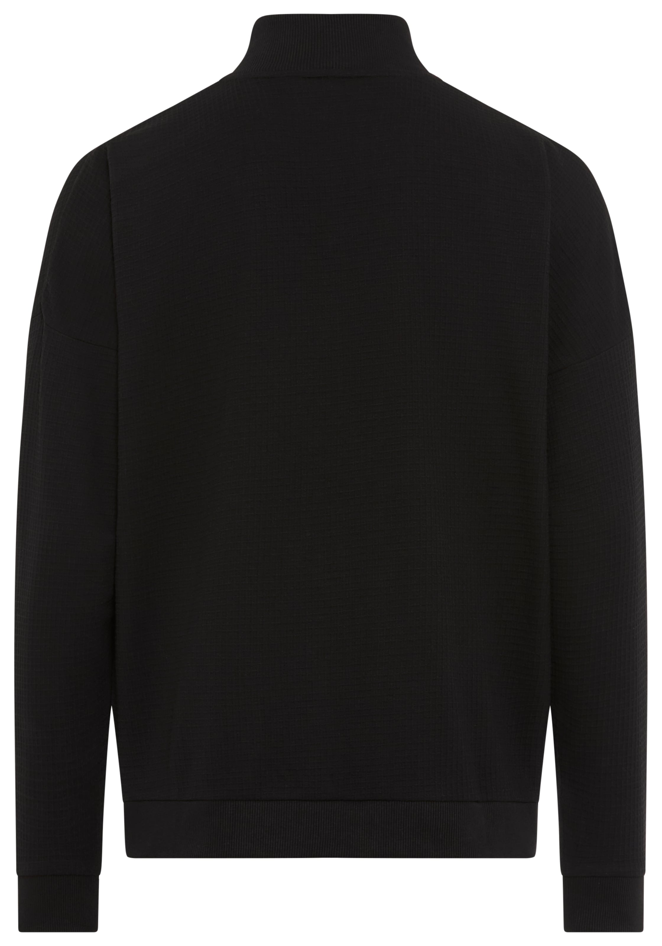 HUGO Underwear Sweatjacke mit Stehkragen, mit feiner Struktur