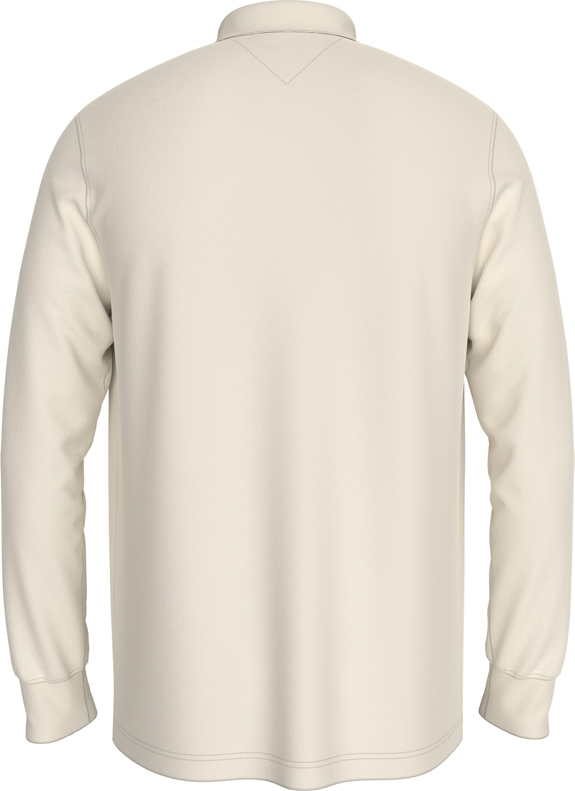 Tommy Hilfiger Langarm-Poloshirt »L/S LIQUID COTTON REG POLO mit Jersey und Markenlabel«, unifarben, casual, regular fit, Baumwolle, Polokragen
