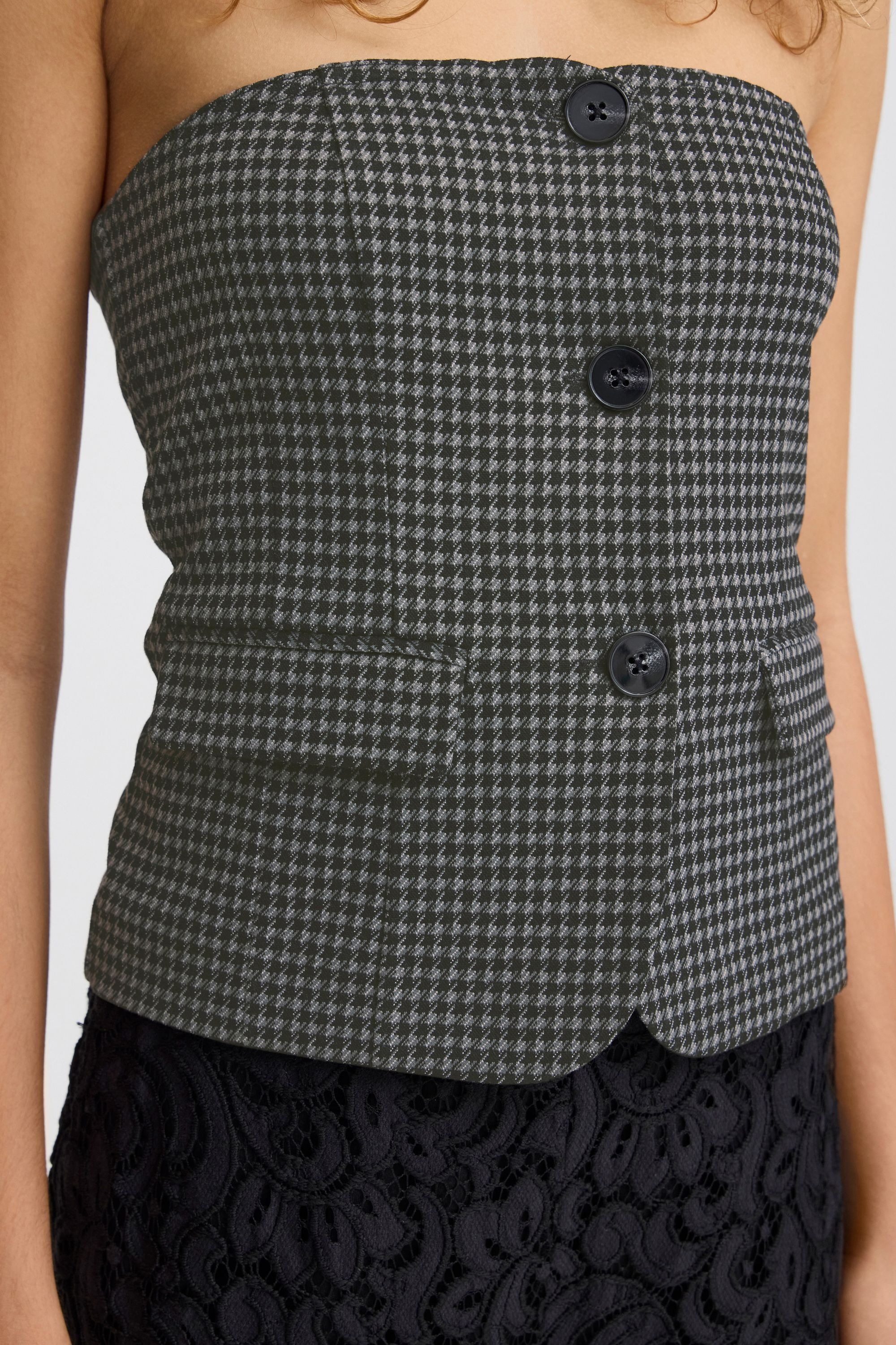 Ichi Kurzweste »Kurzweste IHKATE HOUNDSTOOTH TO«