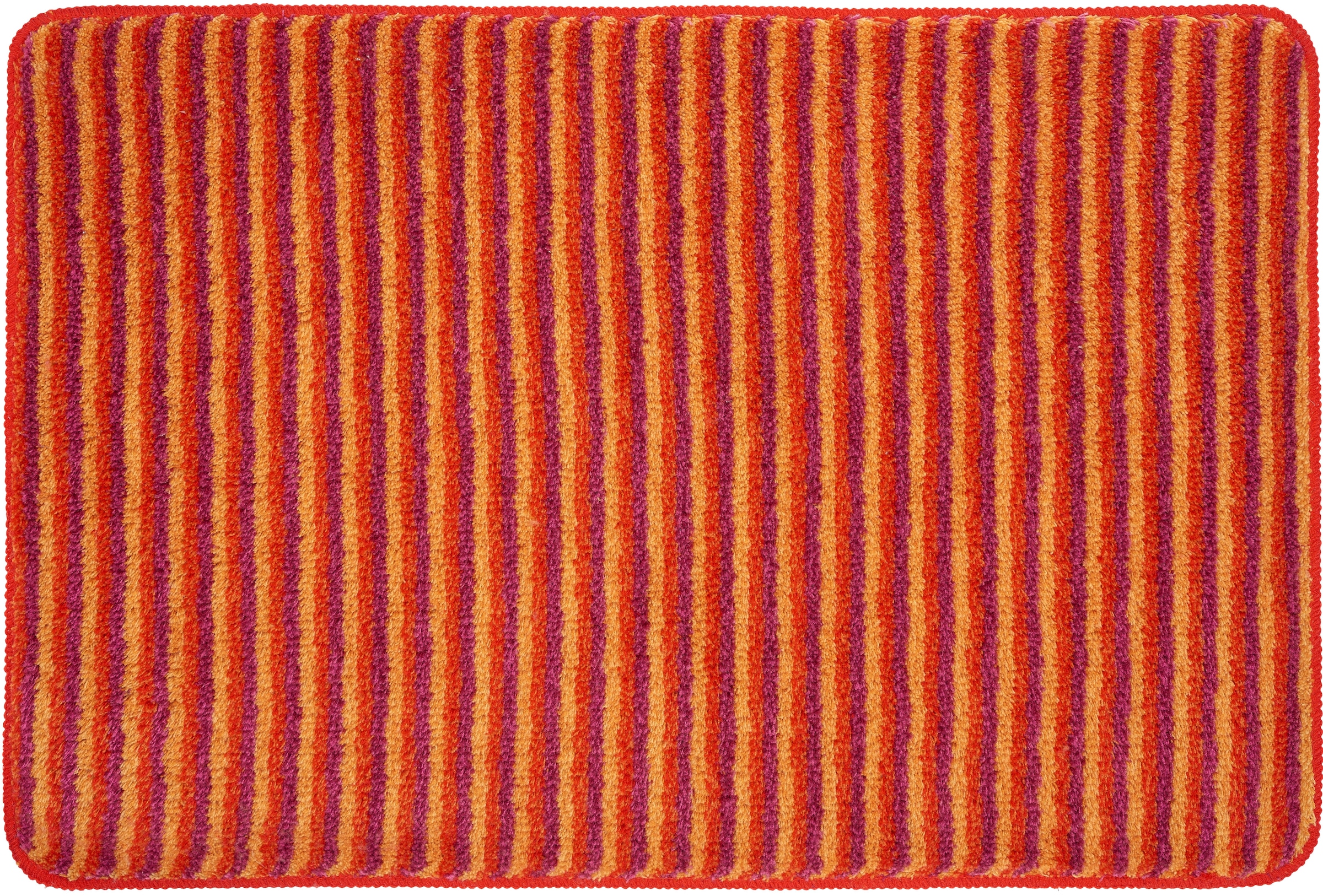 MEUSCH Badematte »Lana«, rutschhemmend beschichtet, fußbodenheizungsgeeignet, Badteppich, modernes Streifen Design, waschbar
