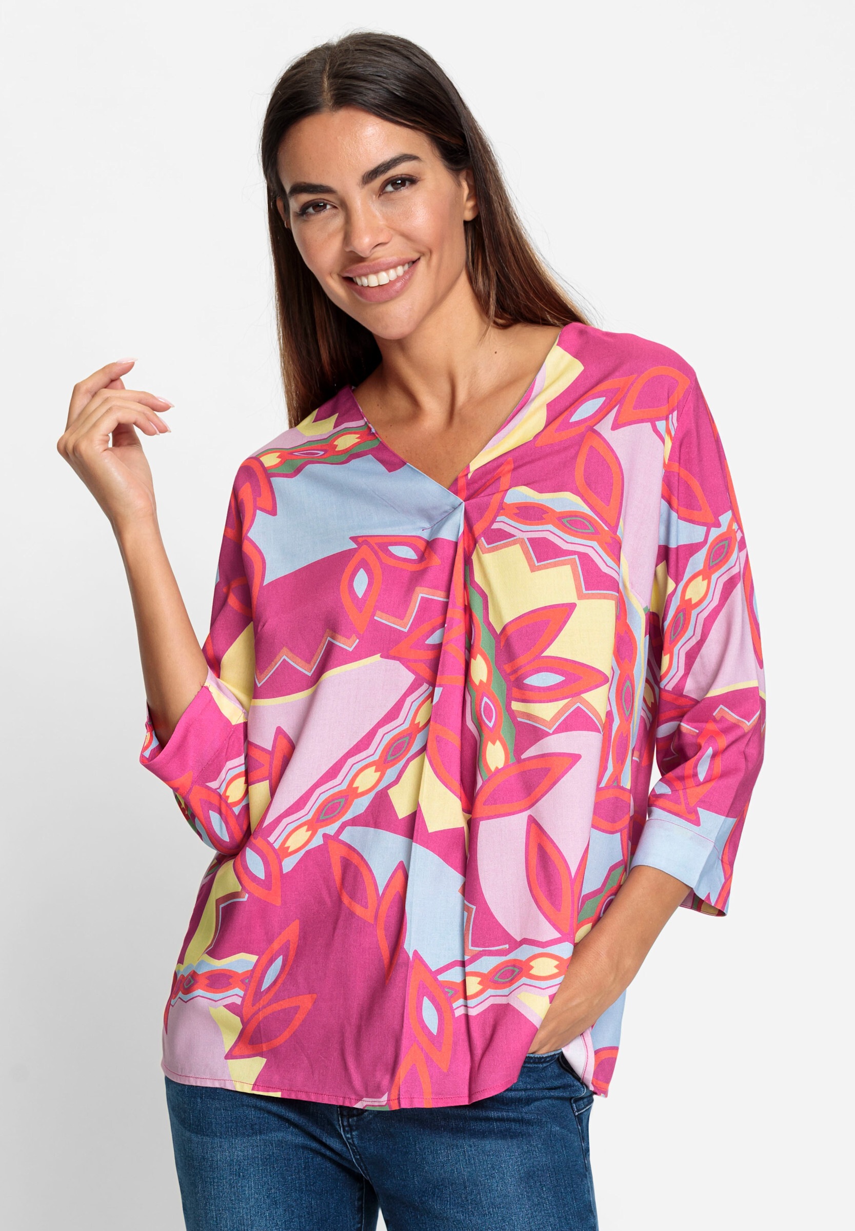heine Shirtbluse »Druckbluse Druckbluse mit 3/4-Arm«