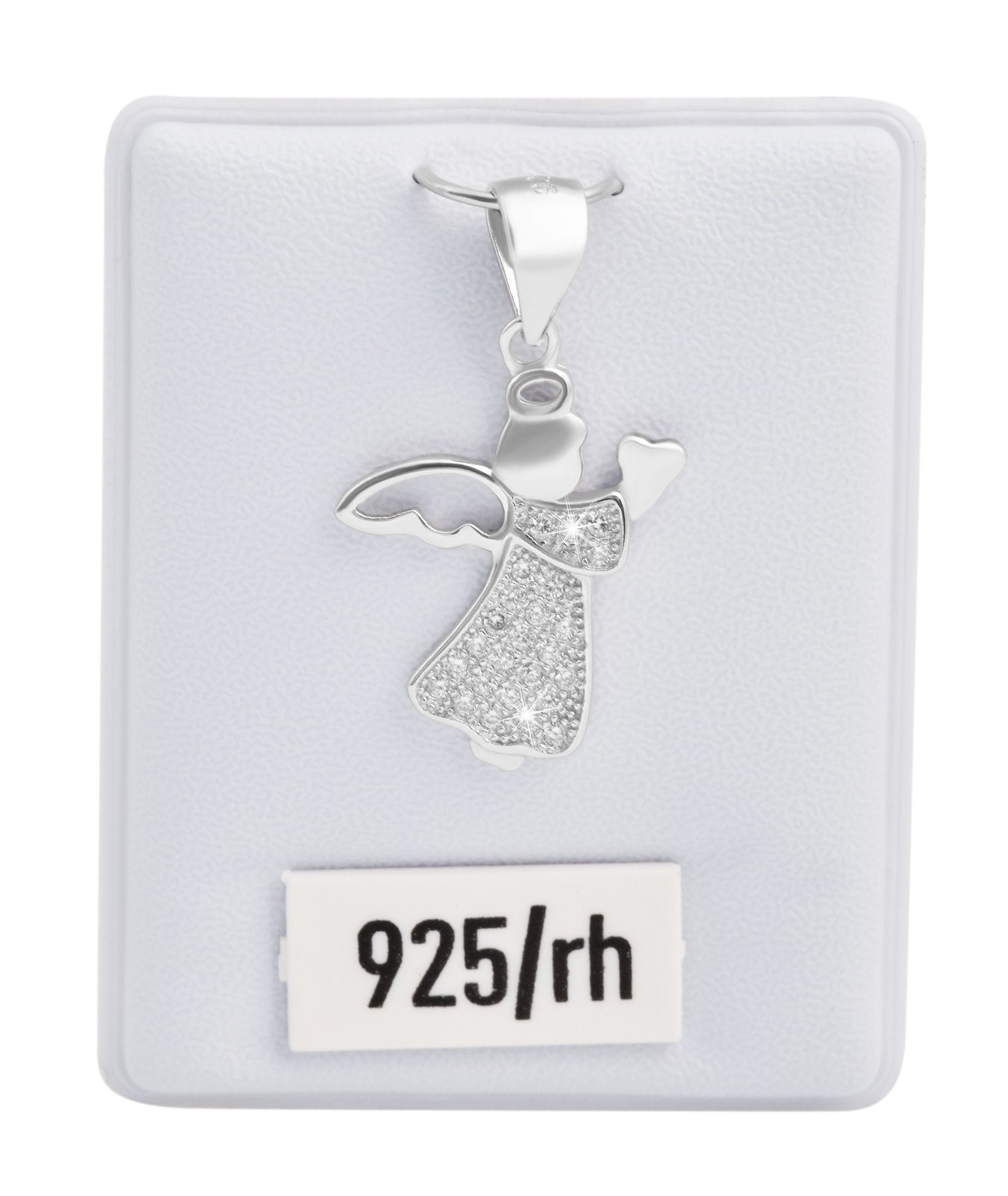 Adelia´s Kettenanhänger »Damen Anhänger ¿ Engelanhänger aus 925 Silber mit Zirkonia« ()