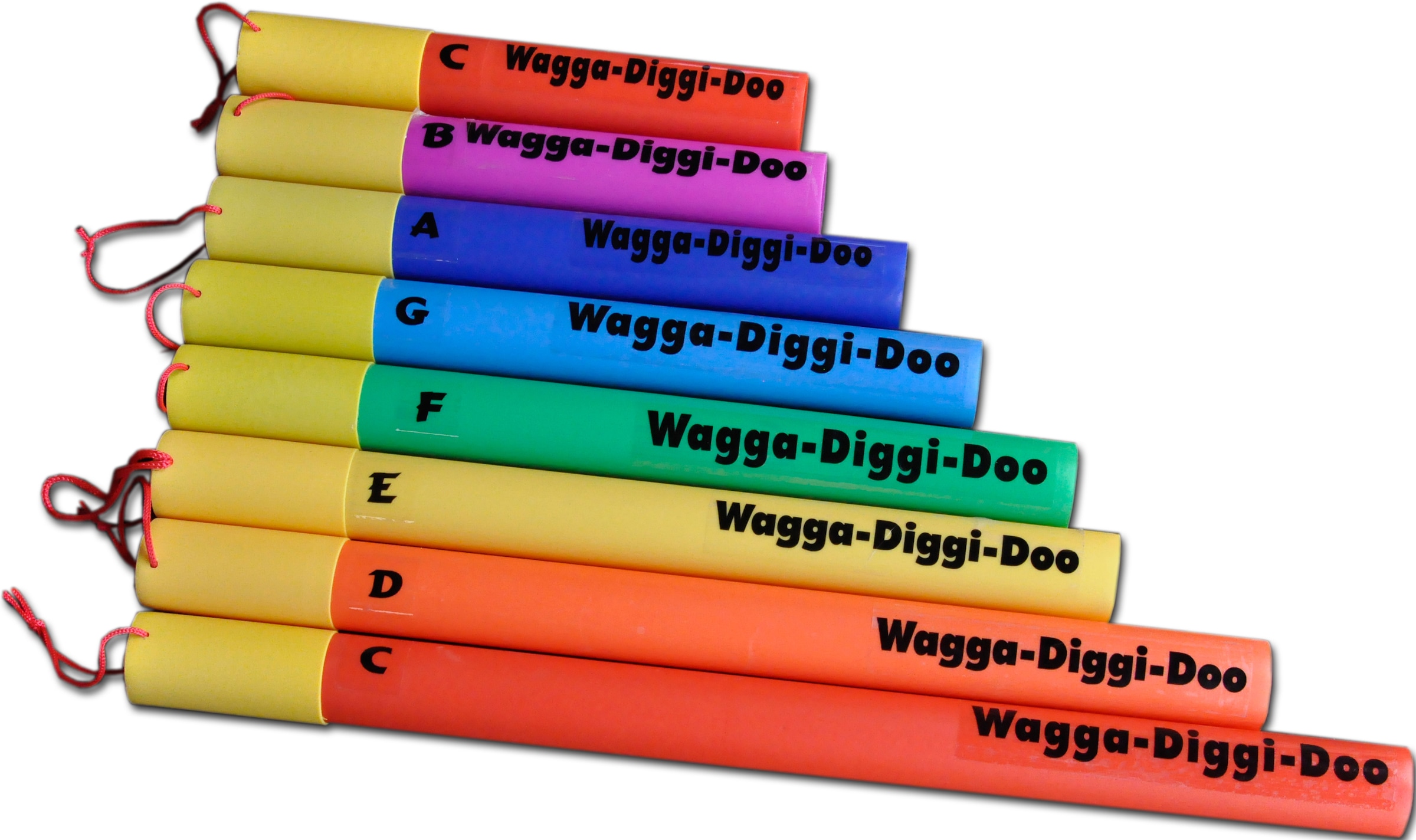 Clifton Klangröhren »Wagga Diggi Doos«, C-Dur diatonische Tonleiter