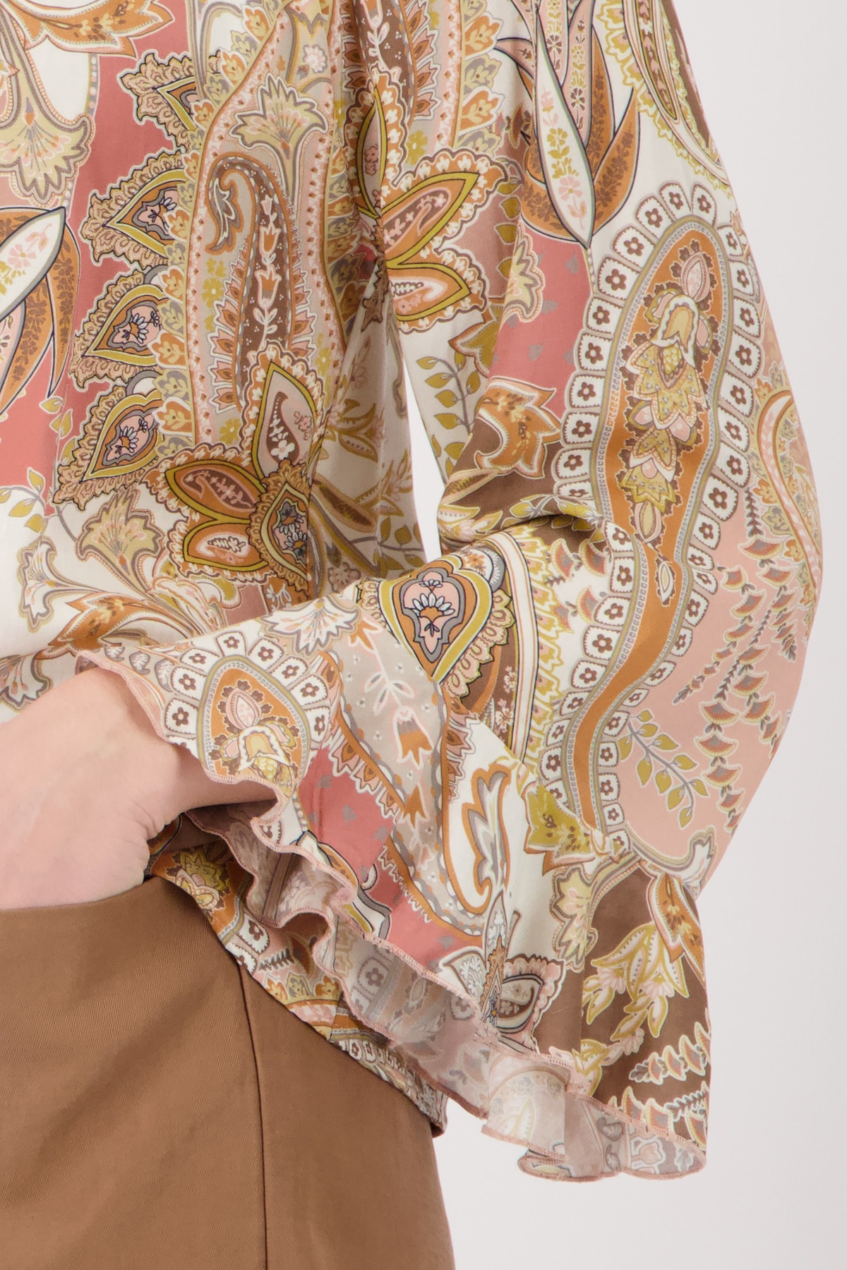 Monari Schlupfbluse »Bluse Paisleydruck allover« Regular fit mit Paisleymuster