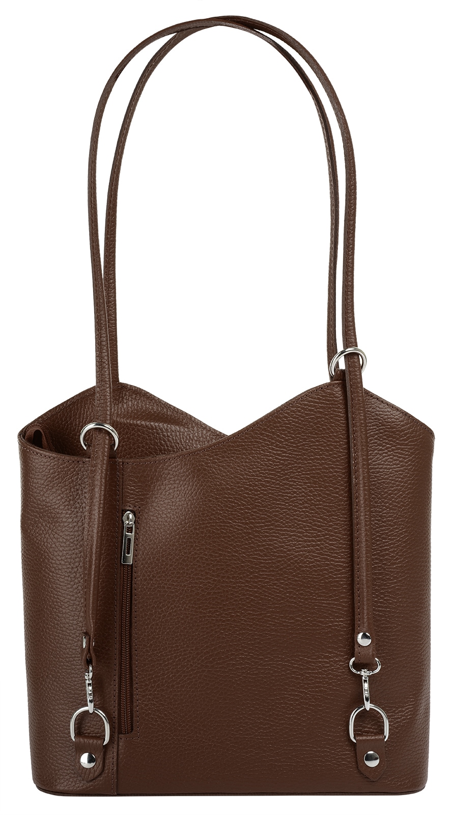 Cluty Cityrucksack, echt Leder, Made in Italy