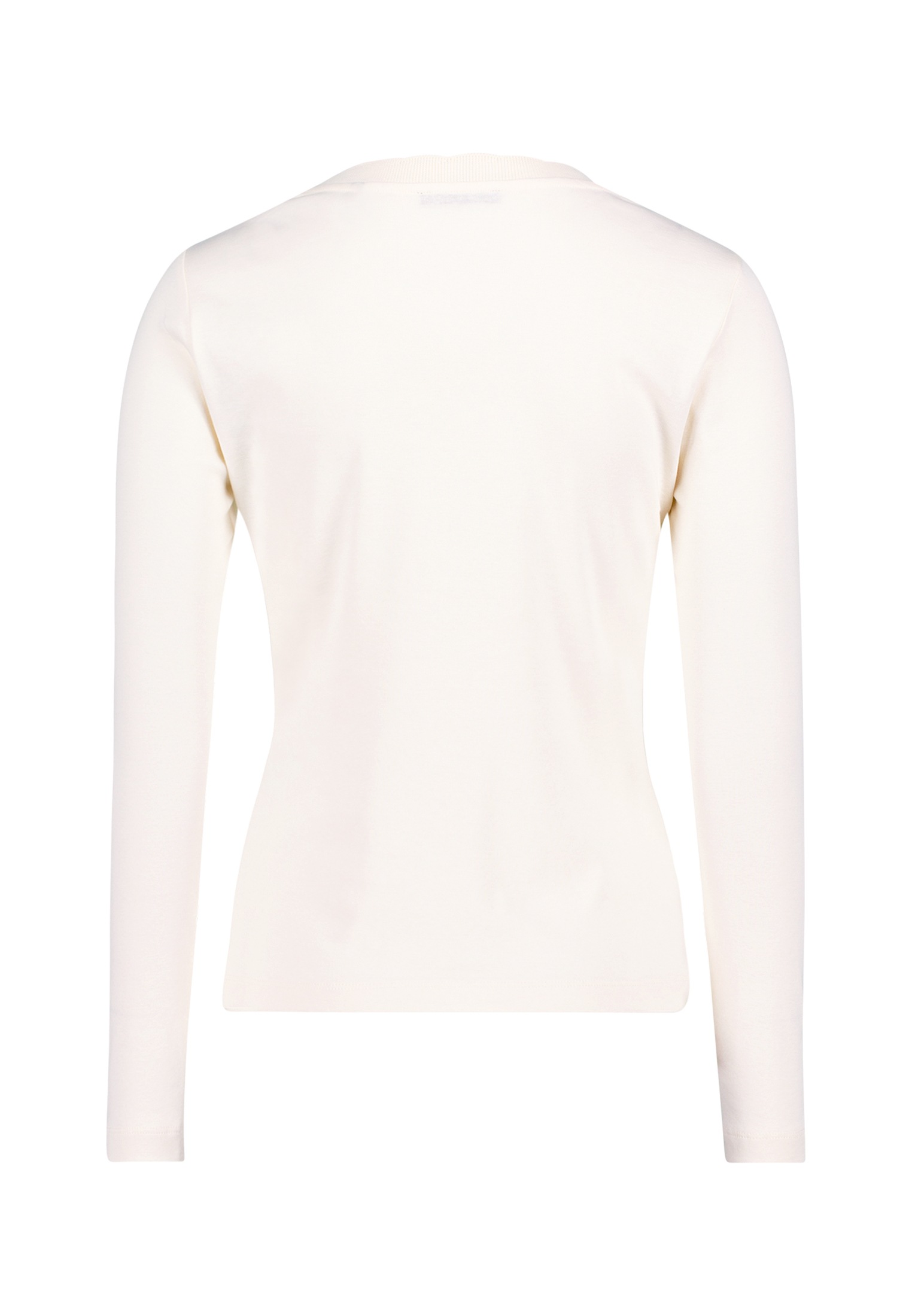 Zero Langarmshirt »Jersey-Shirt mit Wellenkante«