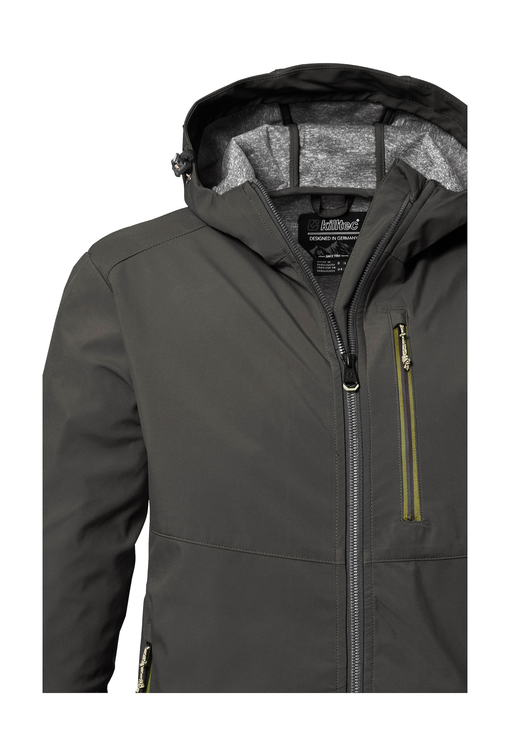 Killtec Softshelljacke »KOS 259 MN SFTSHLL JCKT«, Wasser- und windabweisende Softshelljacke, PFAS-frei imprägniert