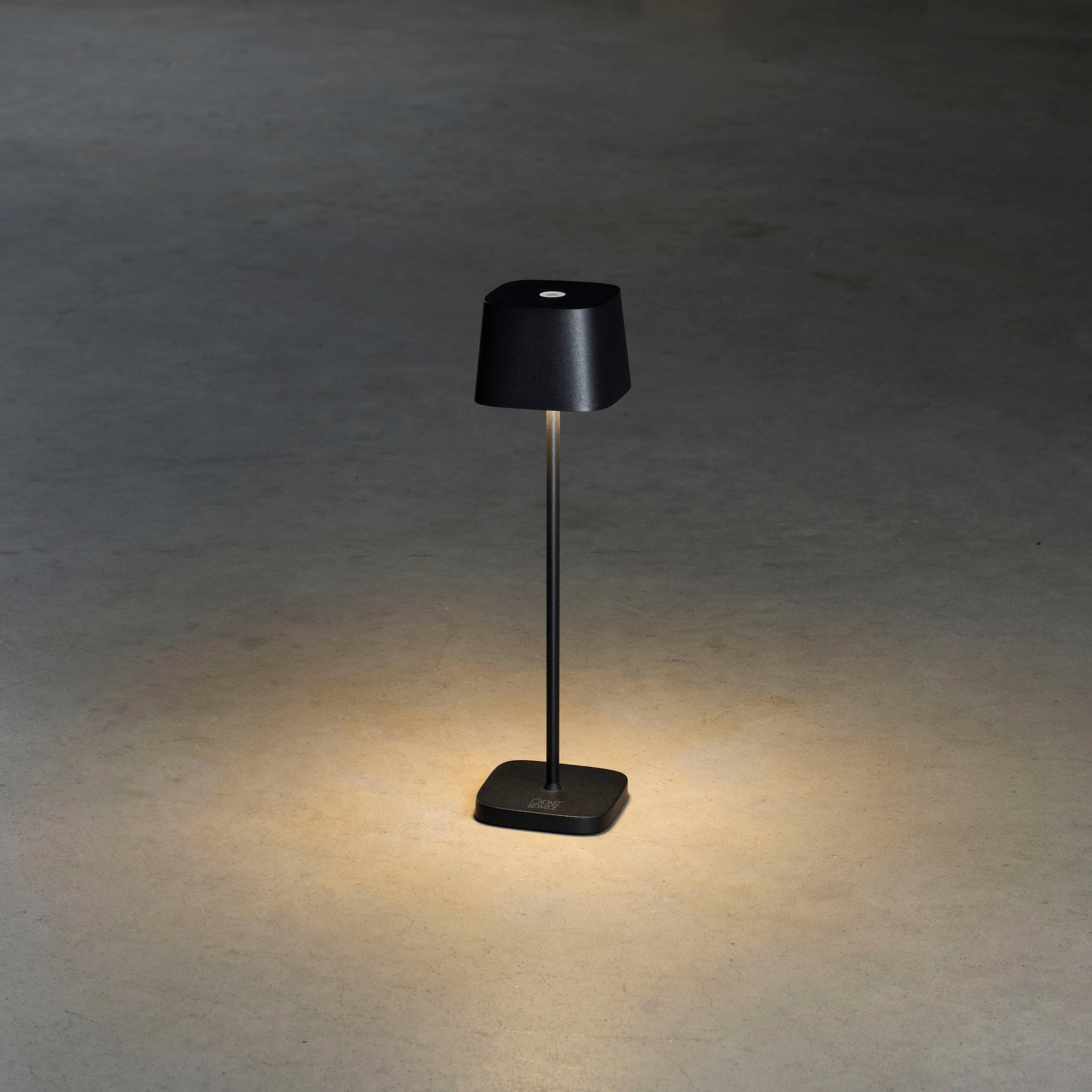 KONSTSMIDE LED Tischleuchte »Capri-Mini«, Leuchtmittel LED-Modul | LED fest integriert, Capri-Mini USB-Tischleuchte, 2700/3000K, dimmbar, eckig