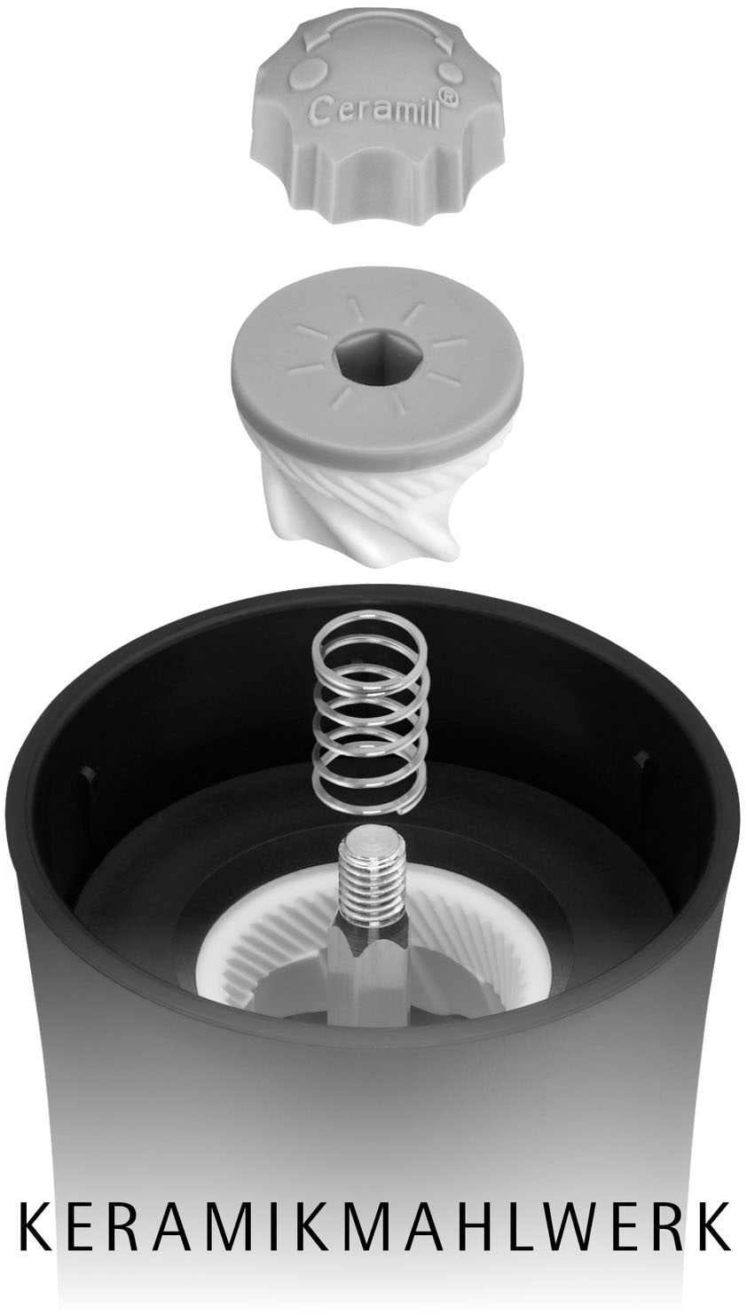 WMF Salz-/Pfeffermühle »Ceramill Trend« unbefüllt