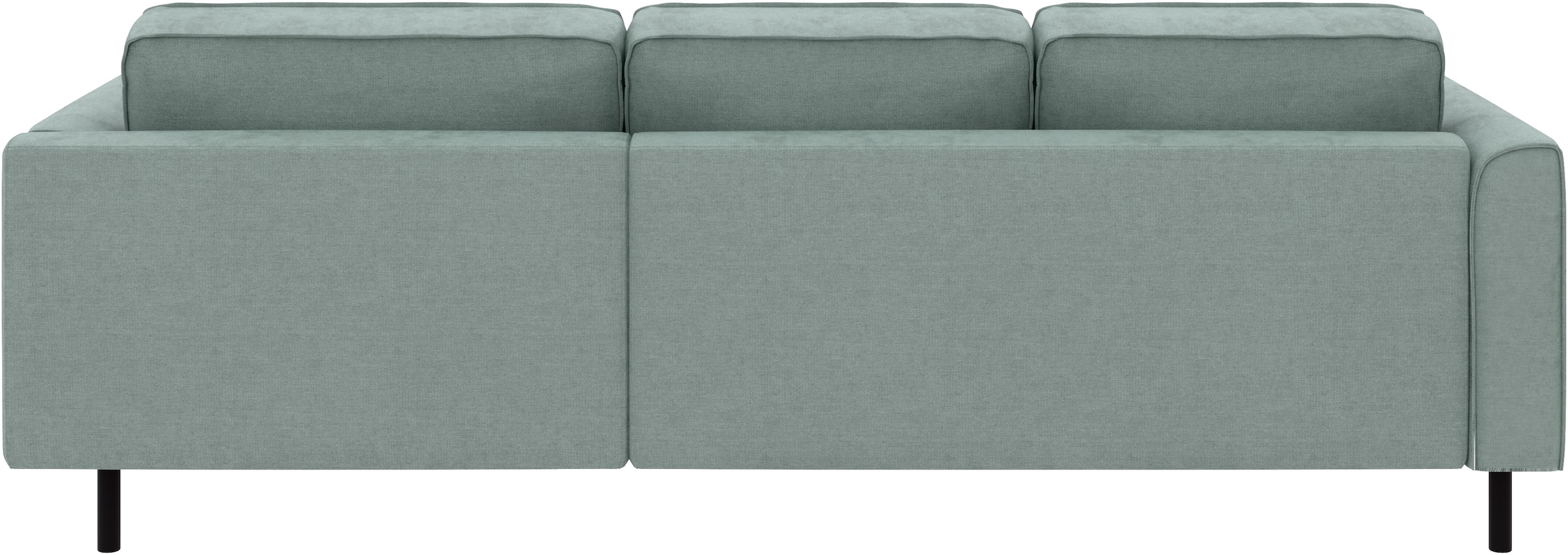 Home affaire Ecksofa »Booster II, whlw. mit Schlaffunktion & Bettkasten, Fuß schwarz« Recamiere beidseitig montierbar, Sofa in L-Form, 232 cm