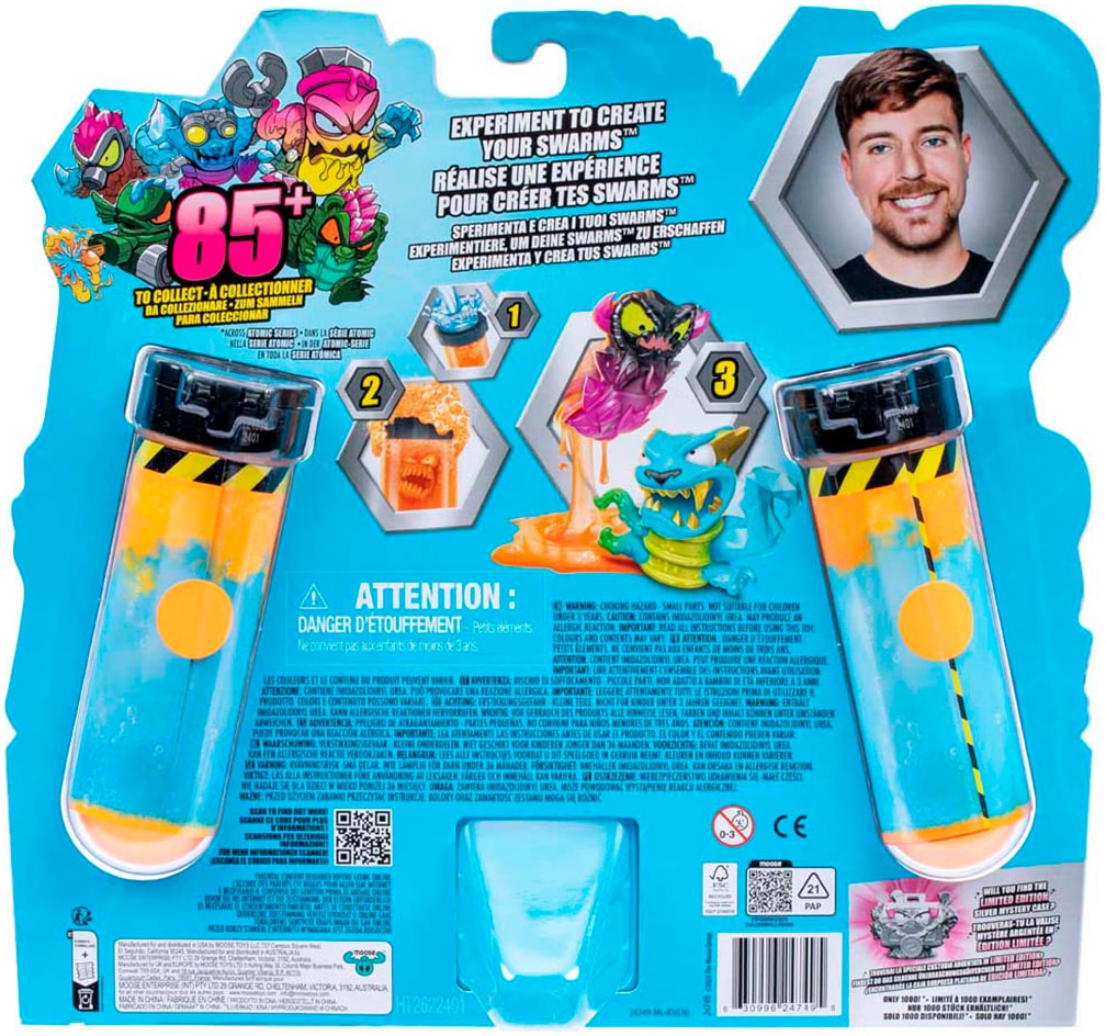 Moose Spielfigur »MrBeast Lab Swarms Serie 2 - 12er-Pack«, sortierte Lieferung
